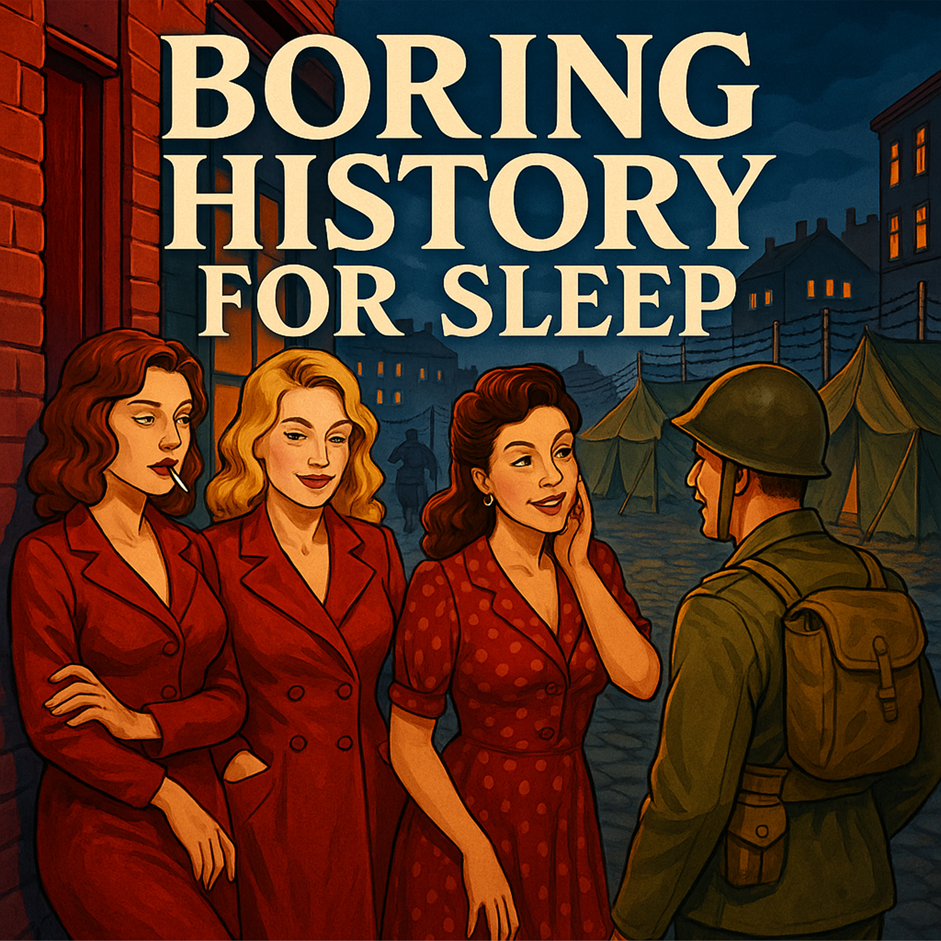 The Dark Truth of Pr$stitutes in World War II | Boring History for Sleep