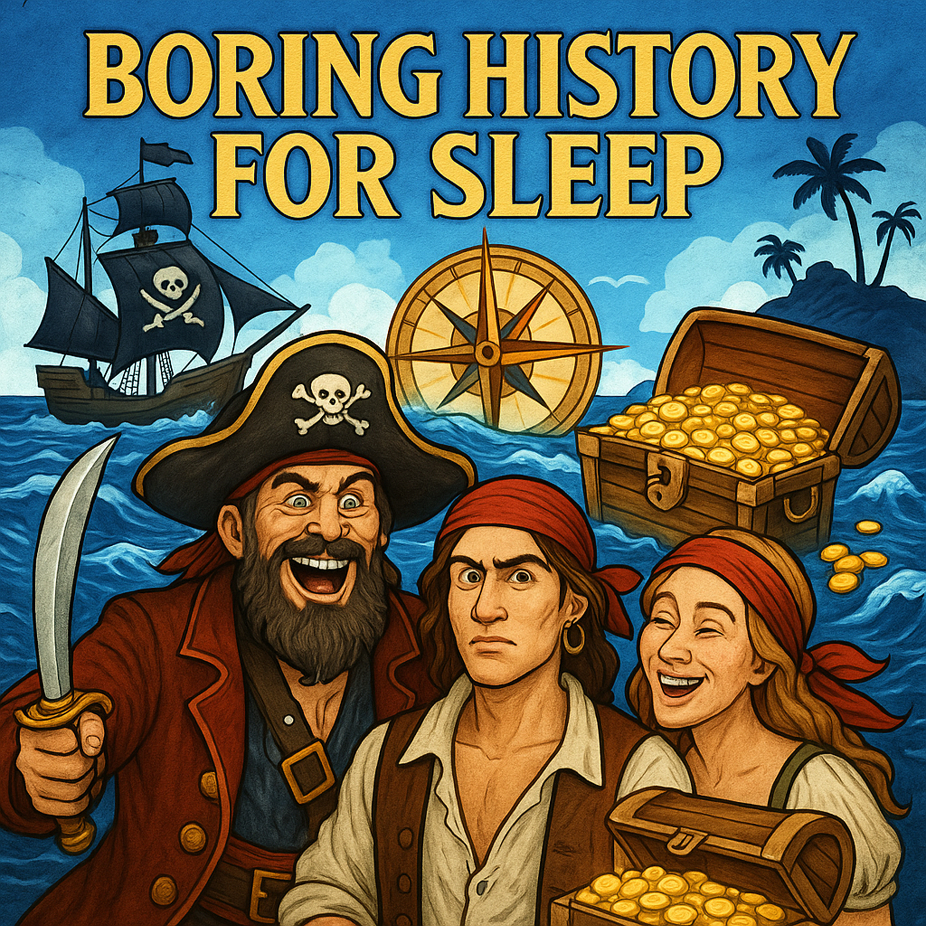 ENTIRE HISTORY of Golden Age of Piracy | Boring History for Sleep