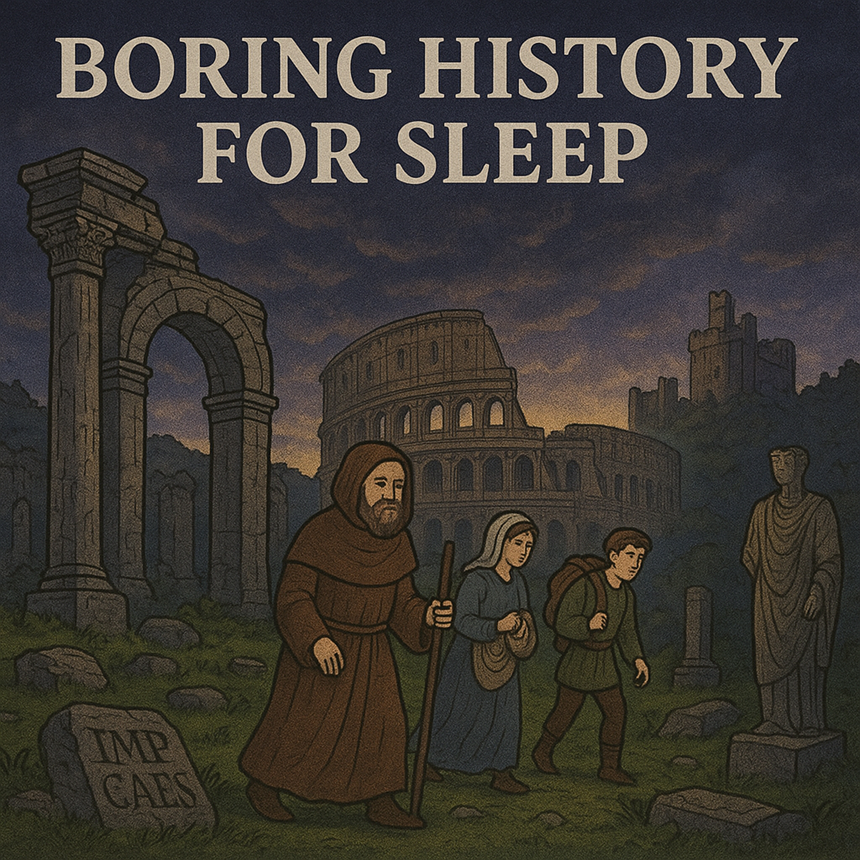 When Roman Cities Turned to Ruins in the Middle Ages 📜😴 | Boring History for Sleep