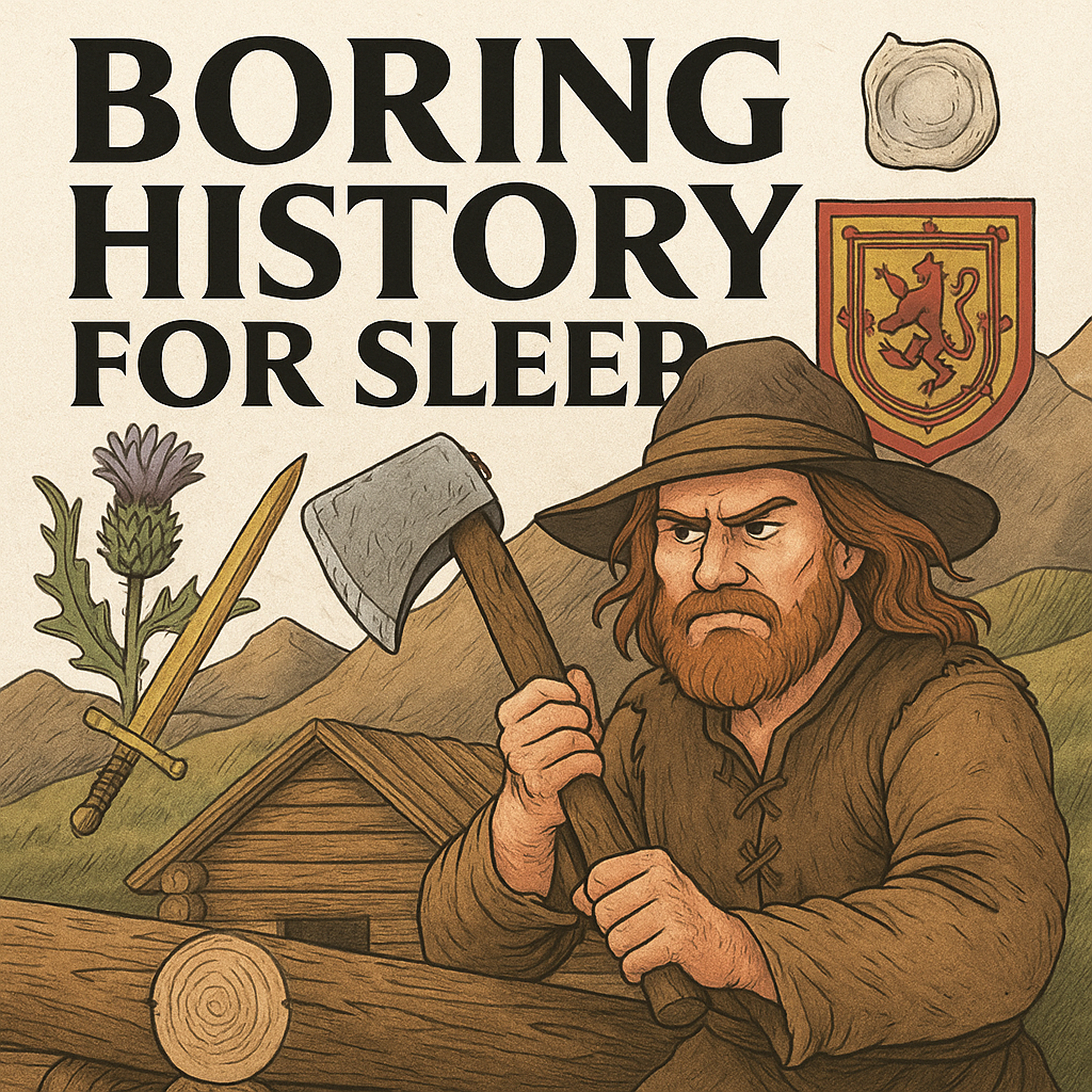 How Mountain Men Built Cabins From Scratch (With Zero YouTube Tutorials) | Boring History For Sleep