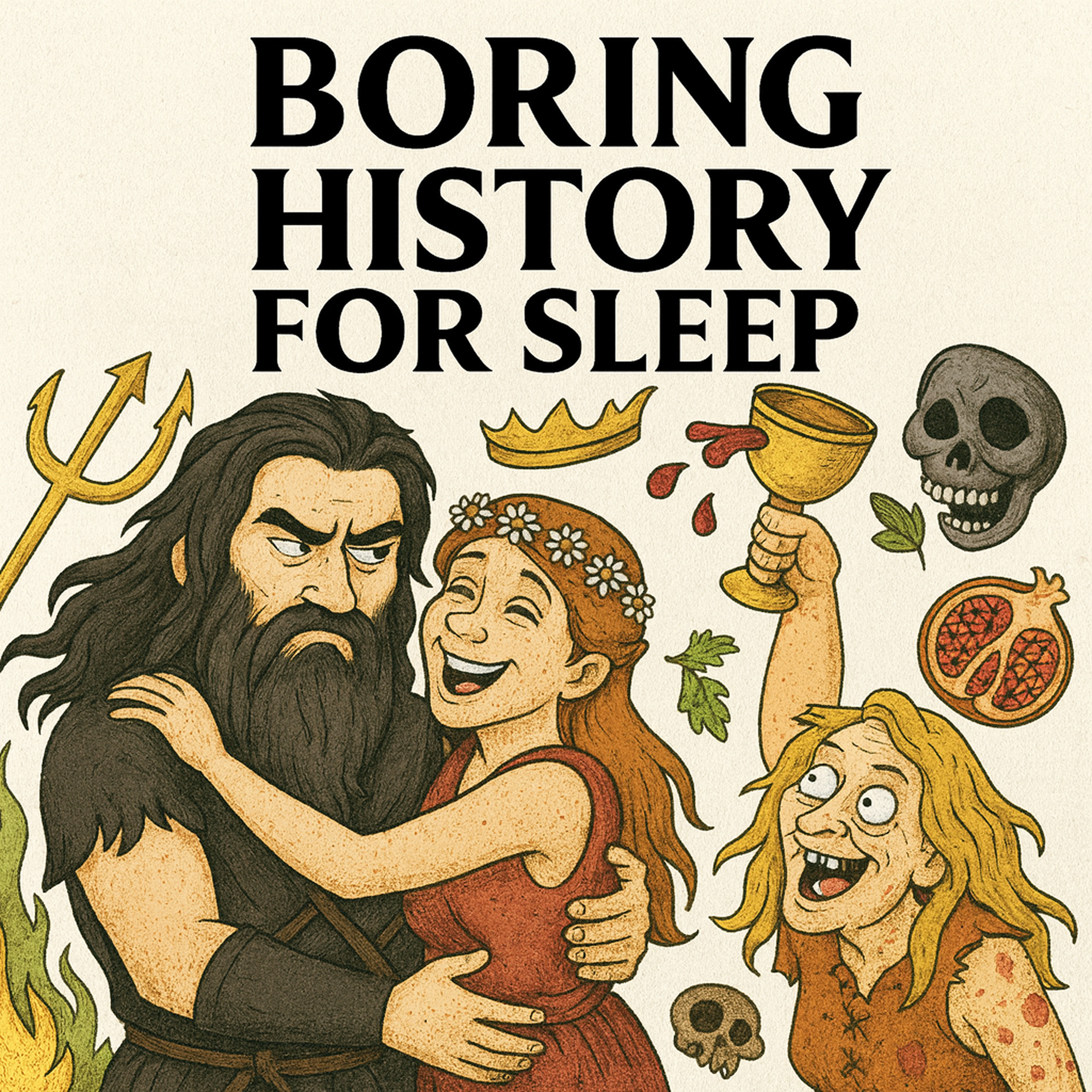 Boring History For Sleep | The Entire Story of Hades & Persephone 🌑🌿