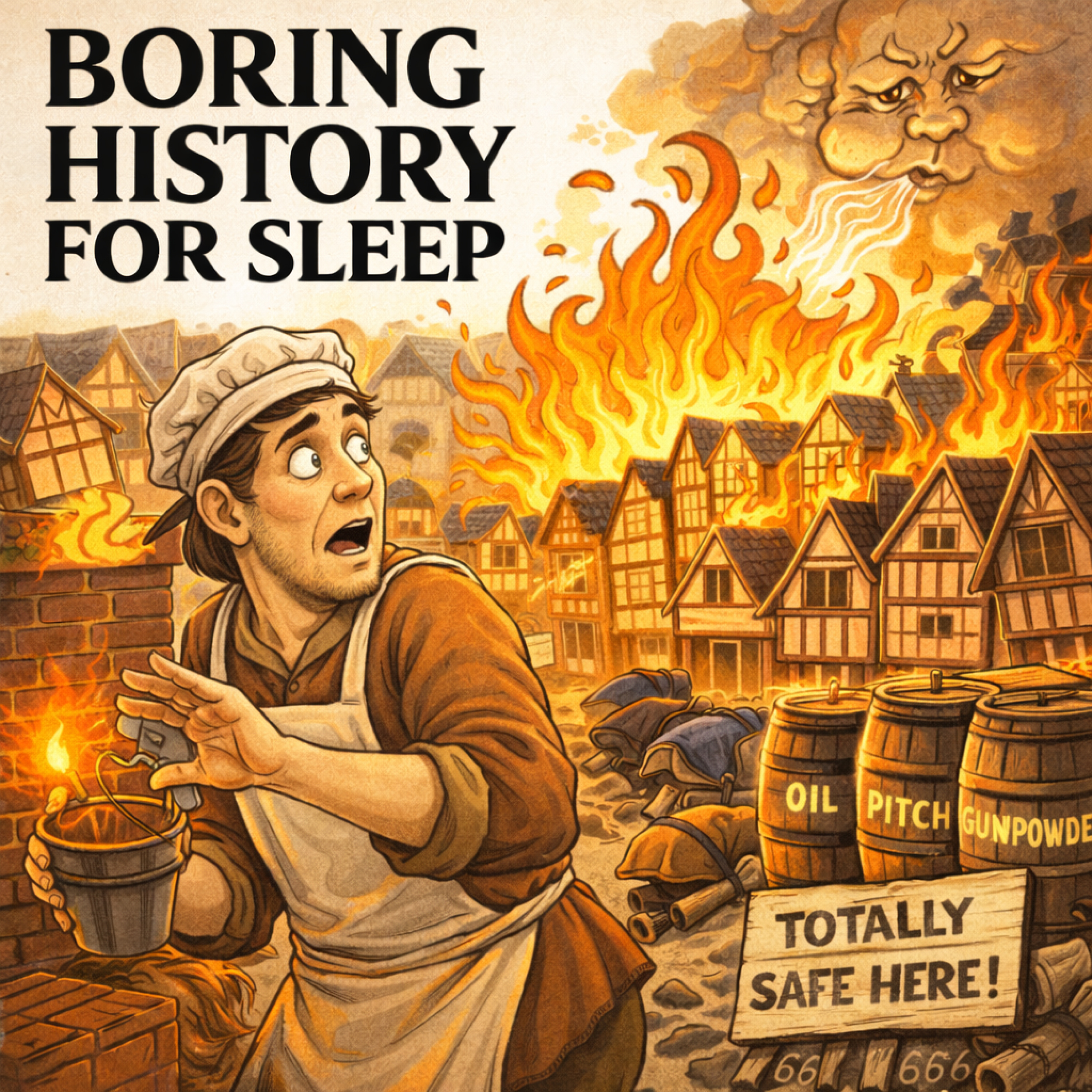 How the Great Fire of London Changed a City Forever 🕯️🔥Boring History For Sleep