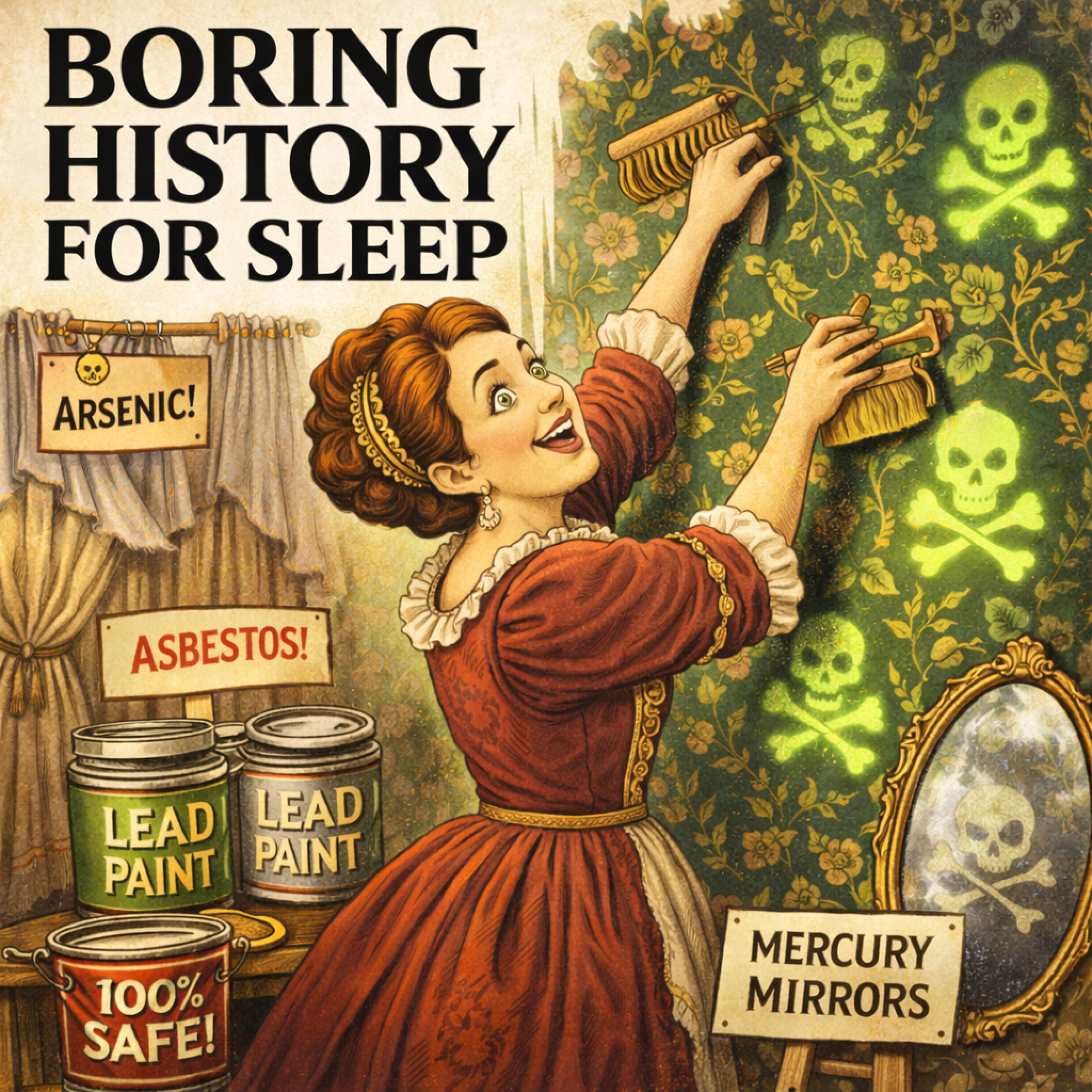 Boring History For Sleep | Death by Wallpaper: Victorian Homes That Poisoned Their Owners 🏠☠️