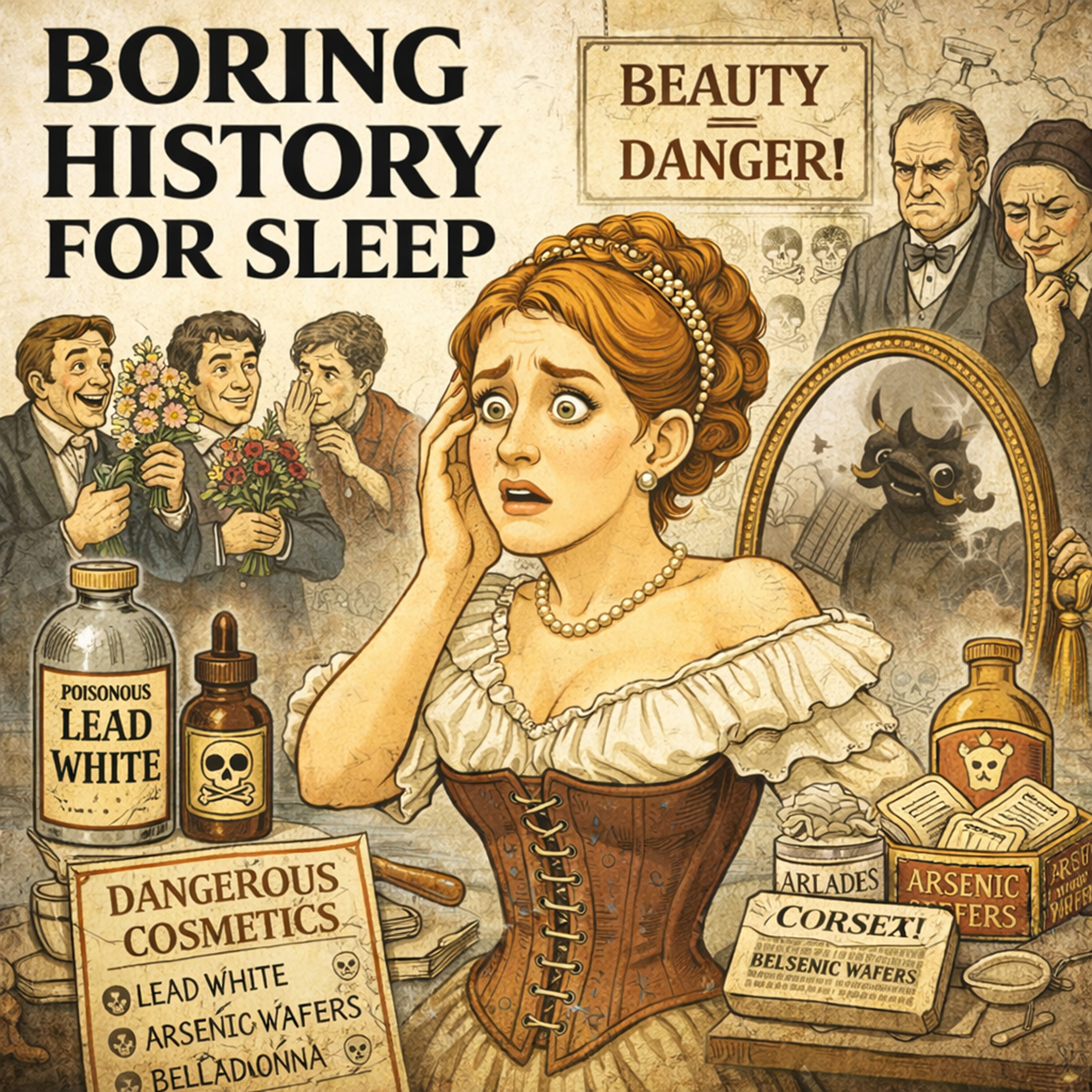 When Beauty Was Poison: Victorian Fashion Gone Wrong 💄☠️ | Boring History For Sleep