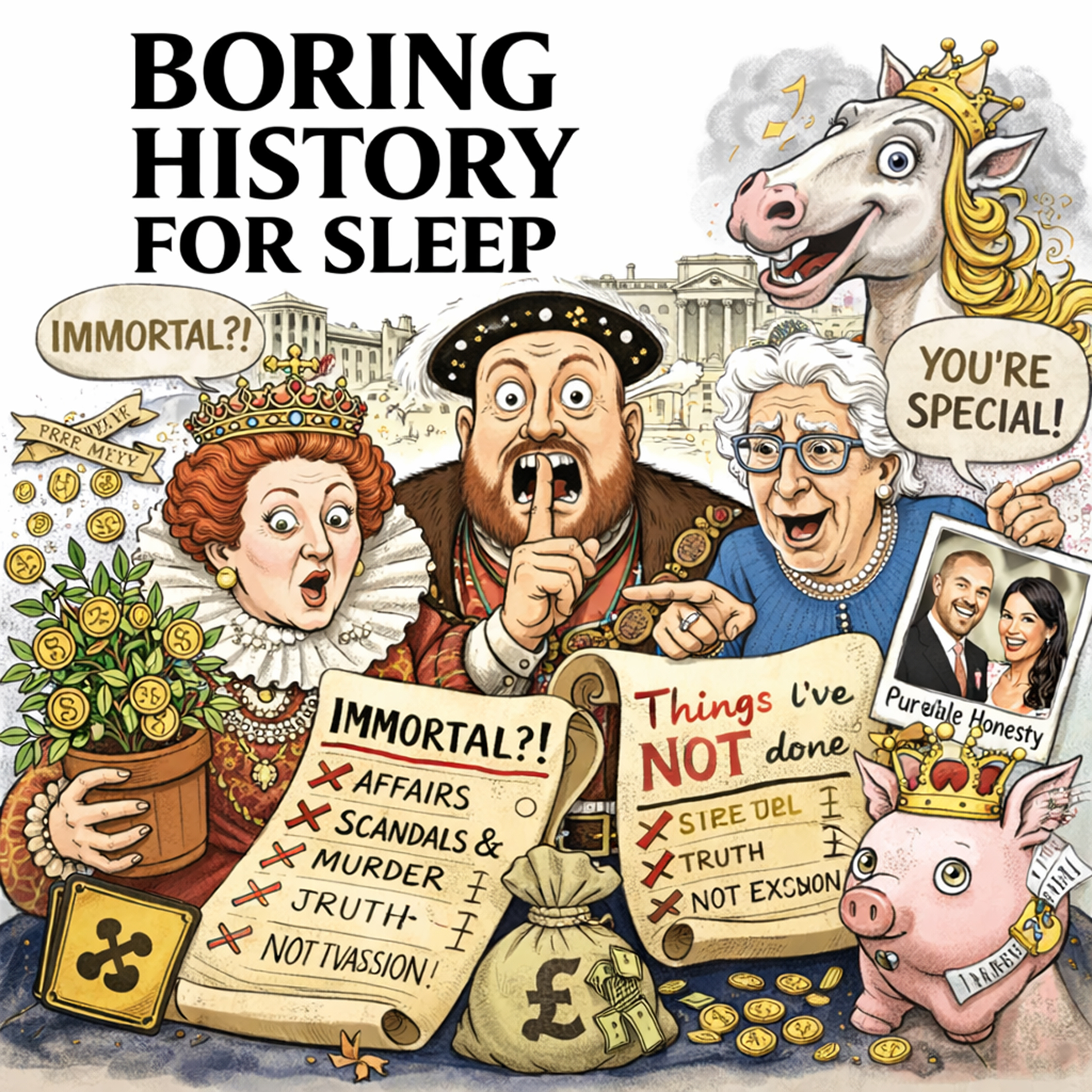 Biggest British Royal Lies: More Deceptive Than You Think 💤 | Boring History for Sleep