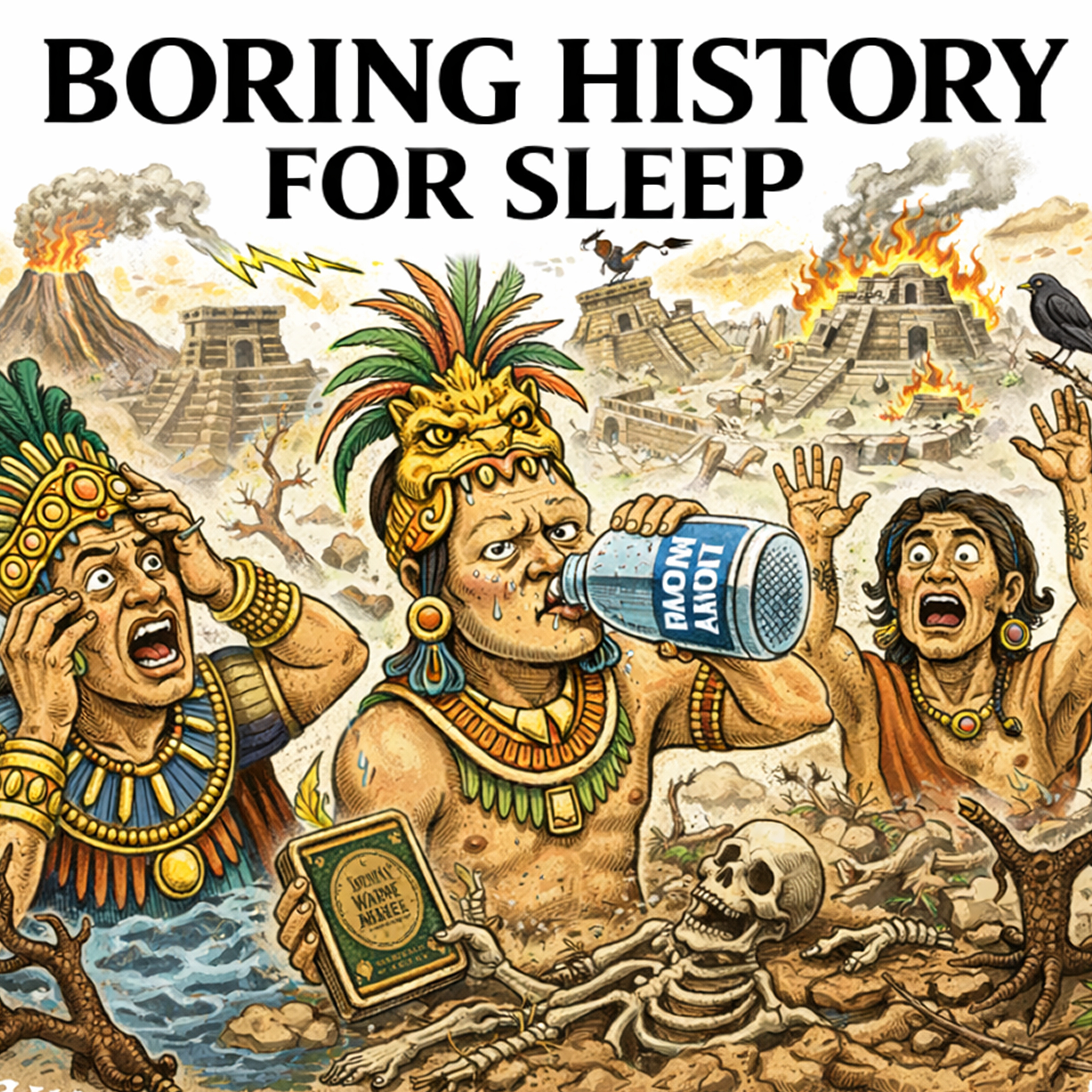 The Great Maya Collapse: What Really Happened 🌿 | Boring History for Sleep