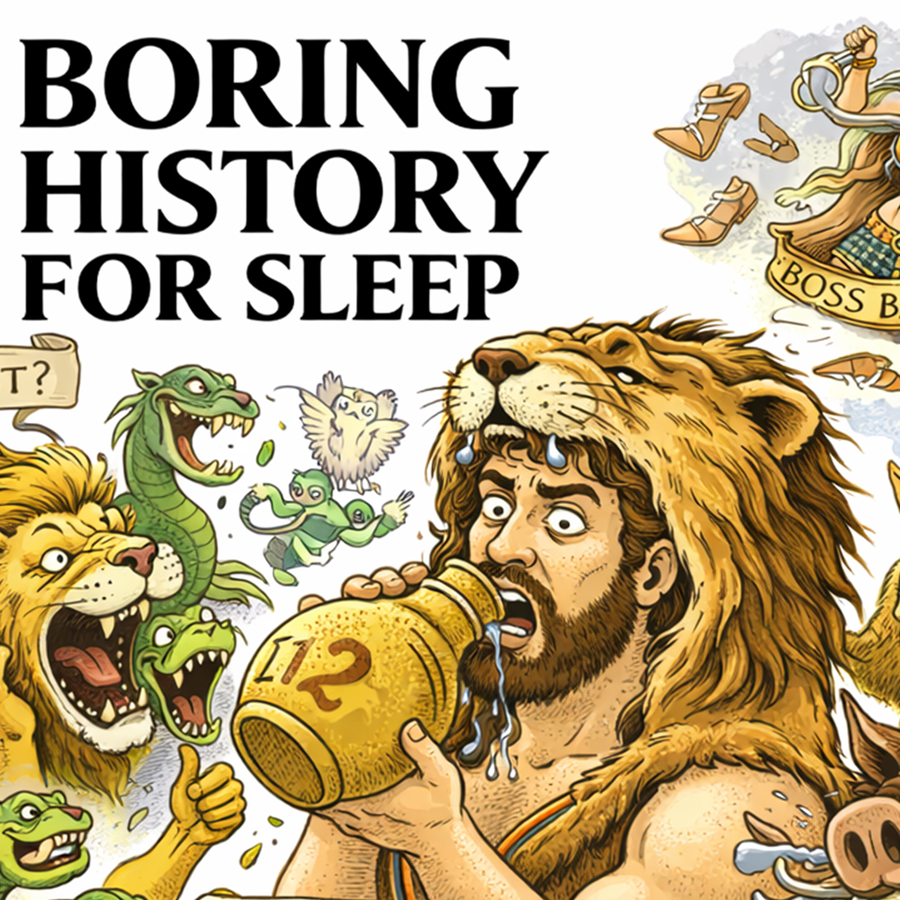 The 12 Labours of Hercules: Explained Beyond the Myth 🏛️ | Boring History for Sleep artwork