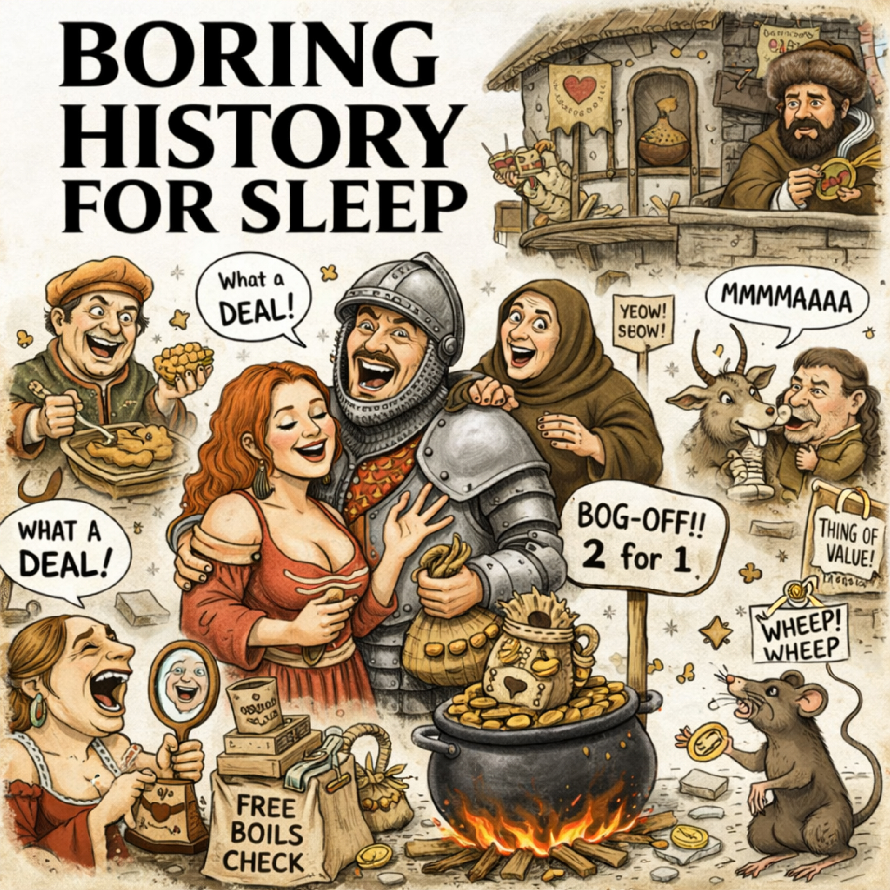 A Day in the Life of a Medieval Prostitute: Quieter Than the Myths 🕯️ | Boring History for Sleep artwork