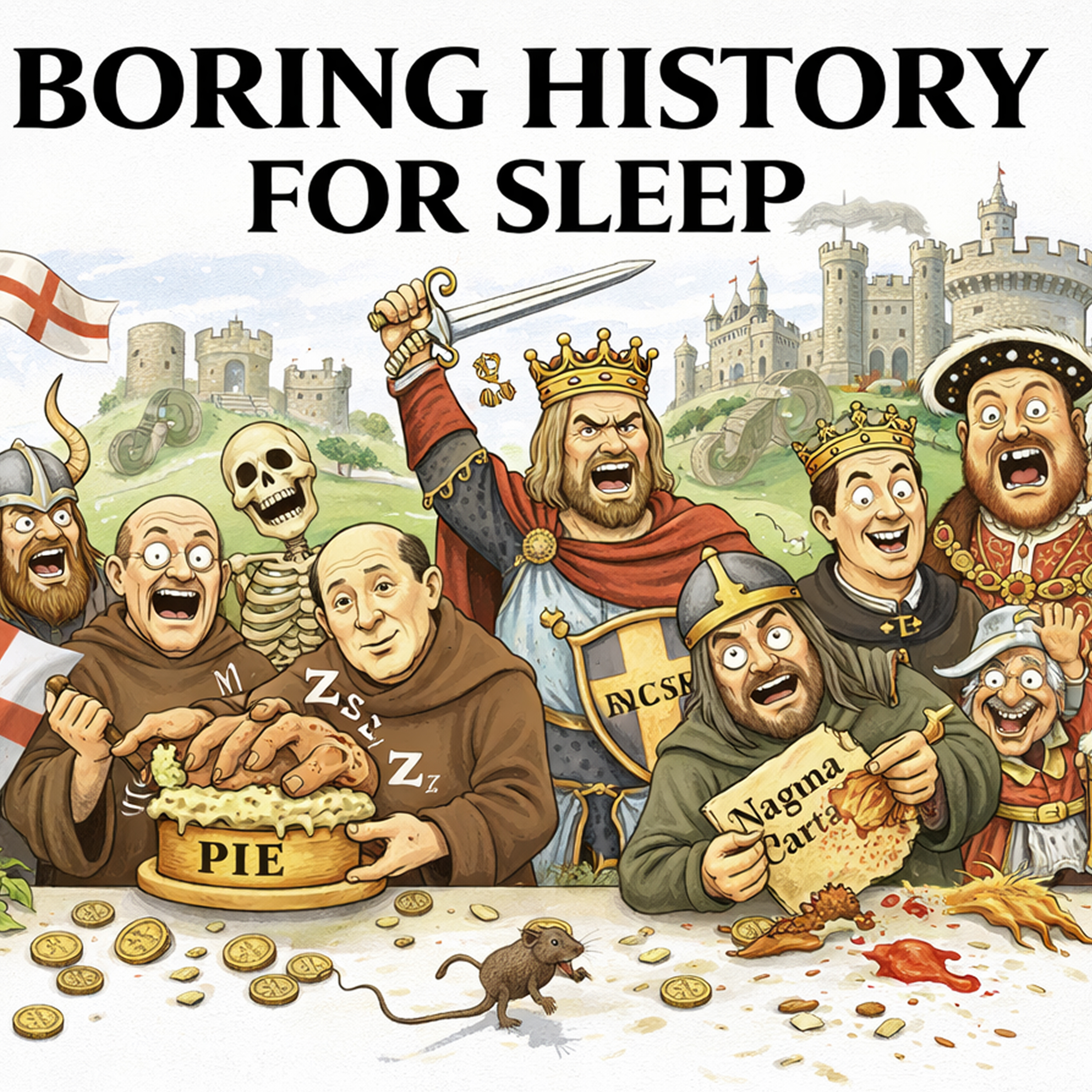 The Entire History of Medieval England: Quieter Than the Chronicles 🏰 | Boring History for Sleep