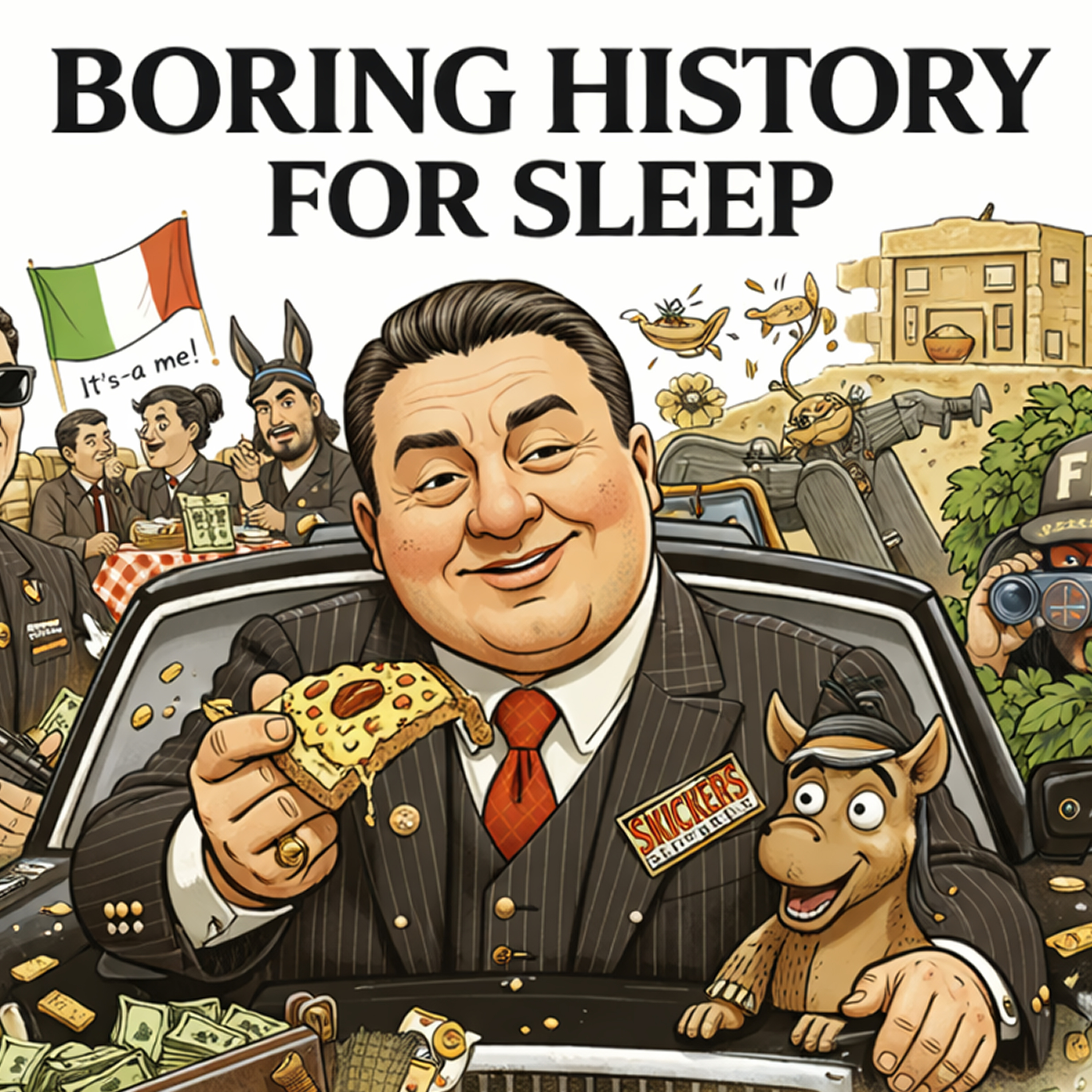 The Gambinos: America’s First Family of Crime 🕶️ | Boring History for Sleep