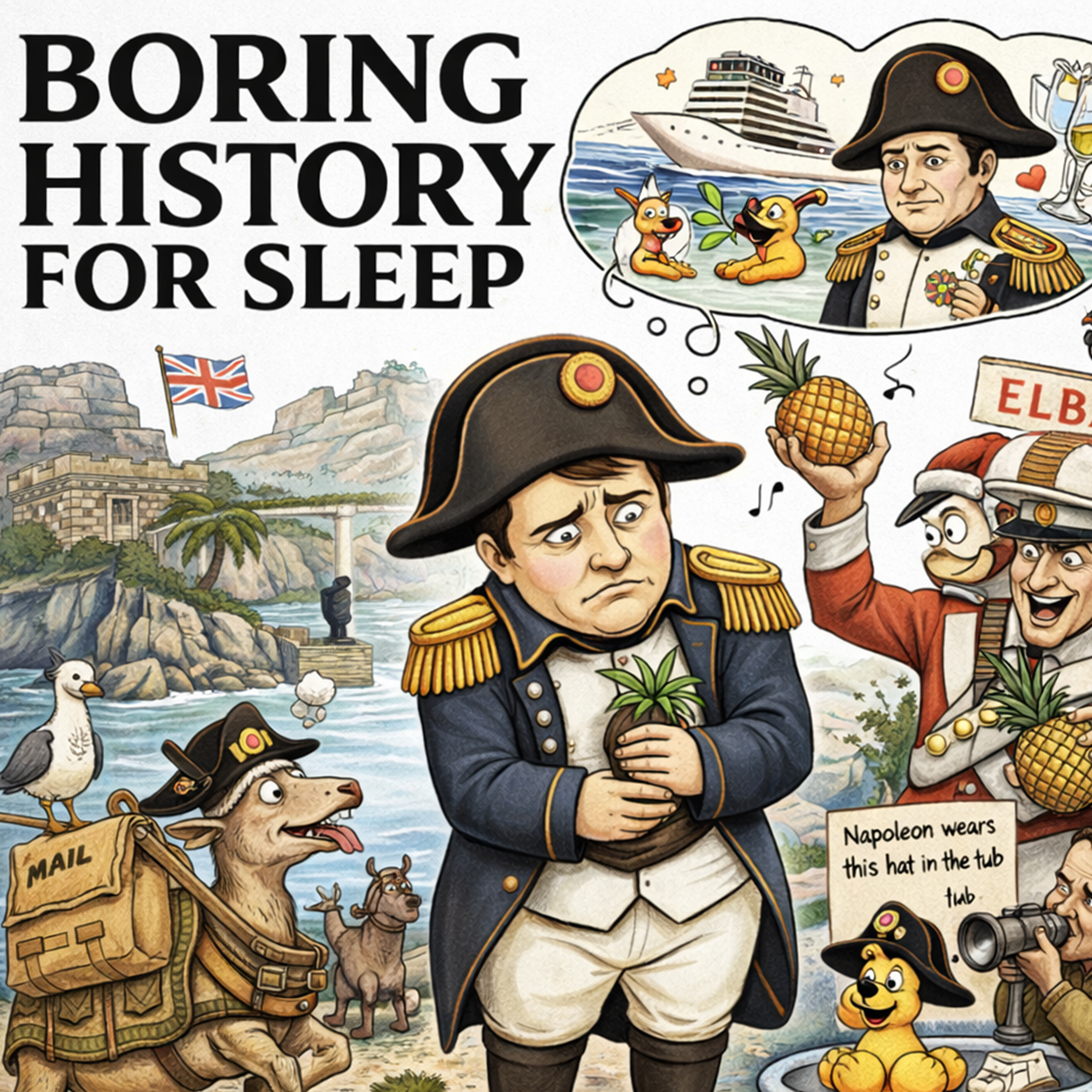 The Island Where Napoleon Was Sent to Die: Quieter Than Exile 🌊 | Boring History for Sleep