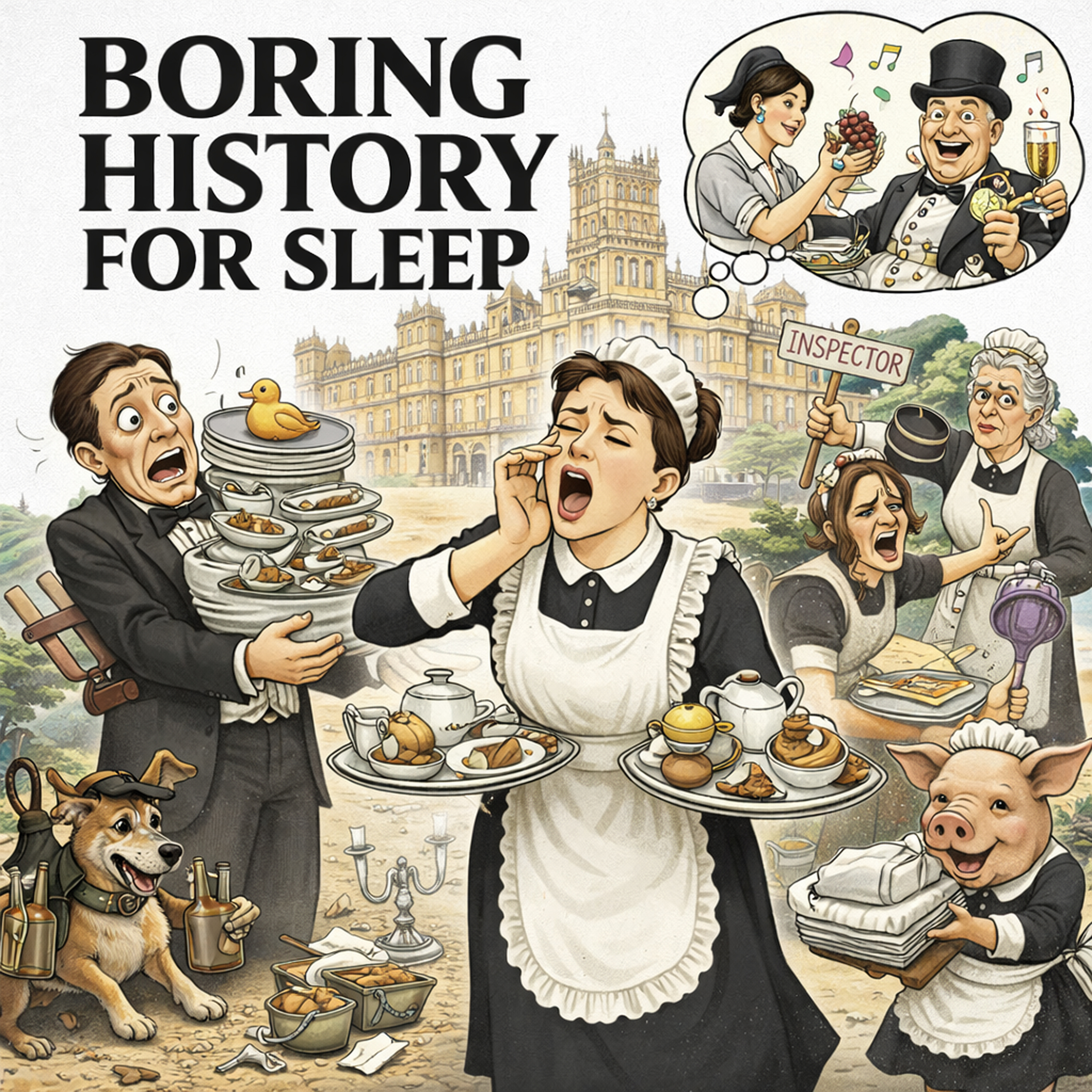 Servants in the Time of Downton Abbey: Victorian & Edwardian Era 🕰️ | Boring History for Sleep