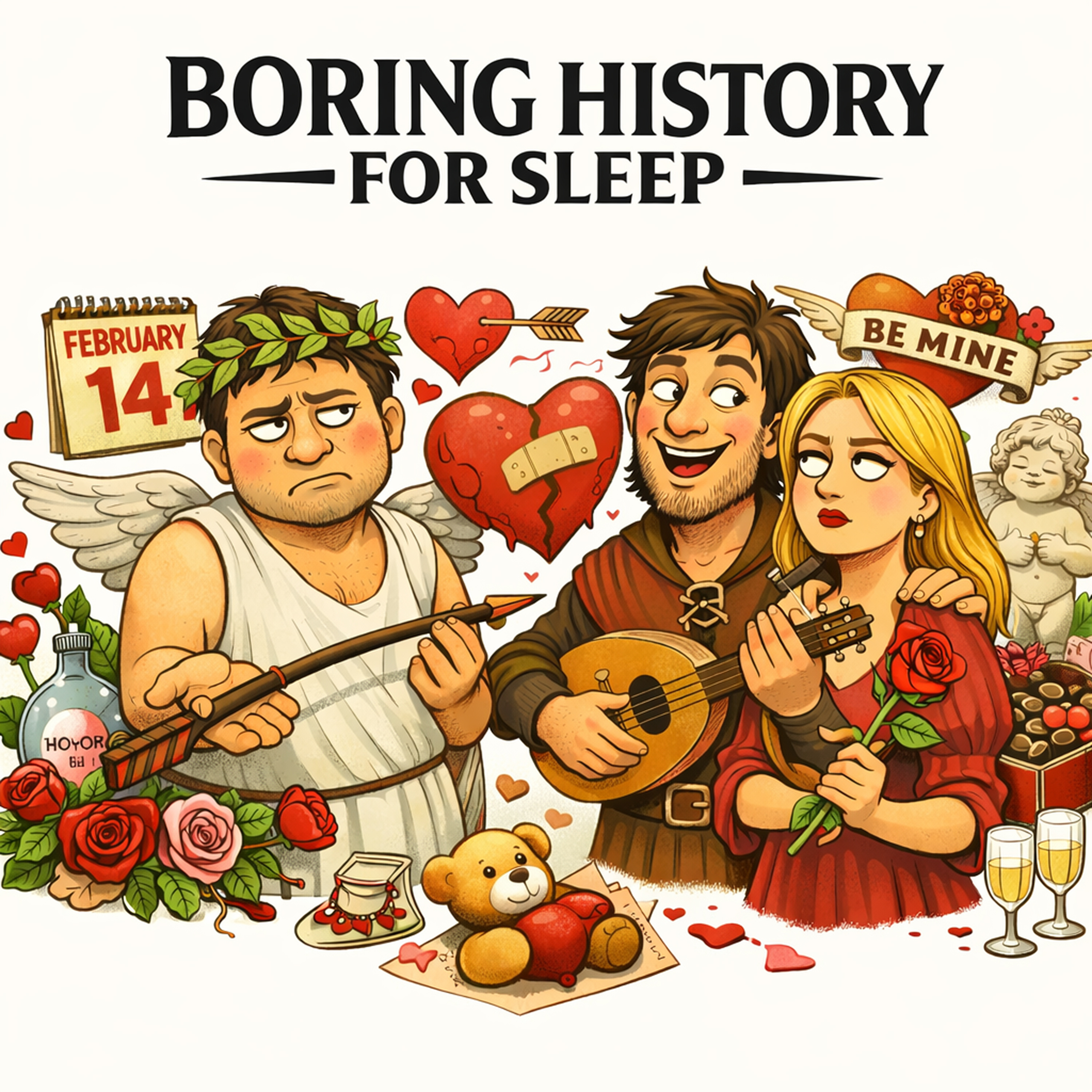 DO NOT Learn the History of Valentine’s Day 💔 | Boring History for Sleep artwork