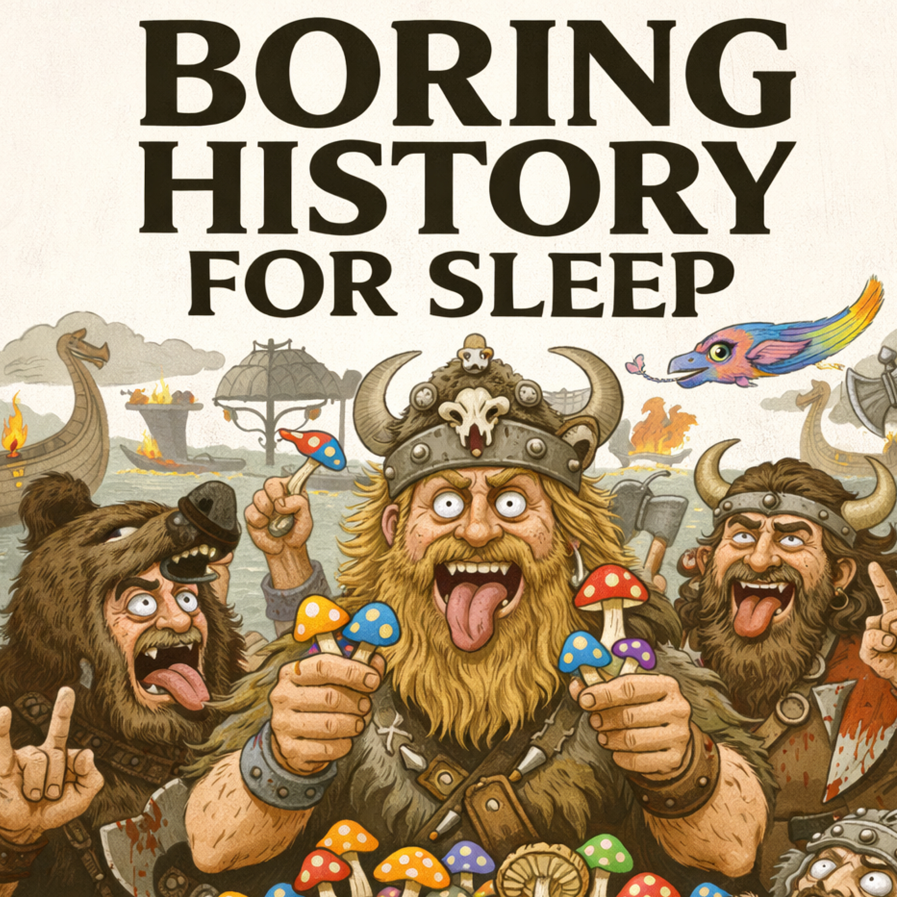 Berserkers: The Vikings Who Took Magic Mushrooms Before Battle ⚔️ | Boring History for Sleep