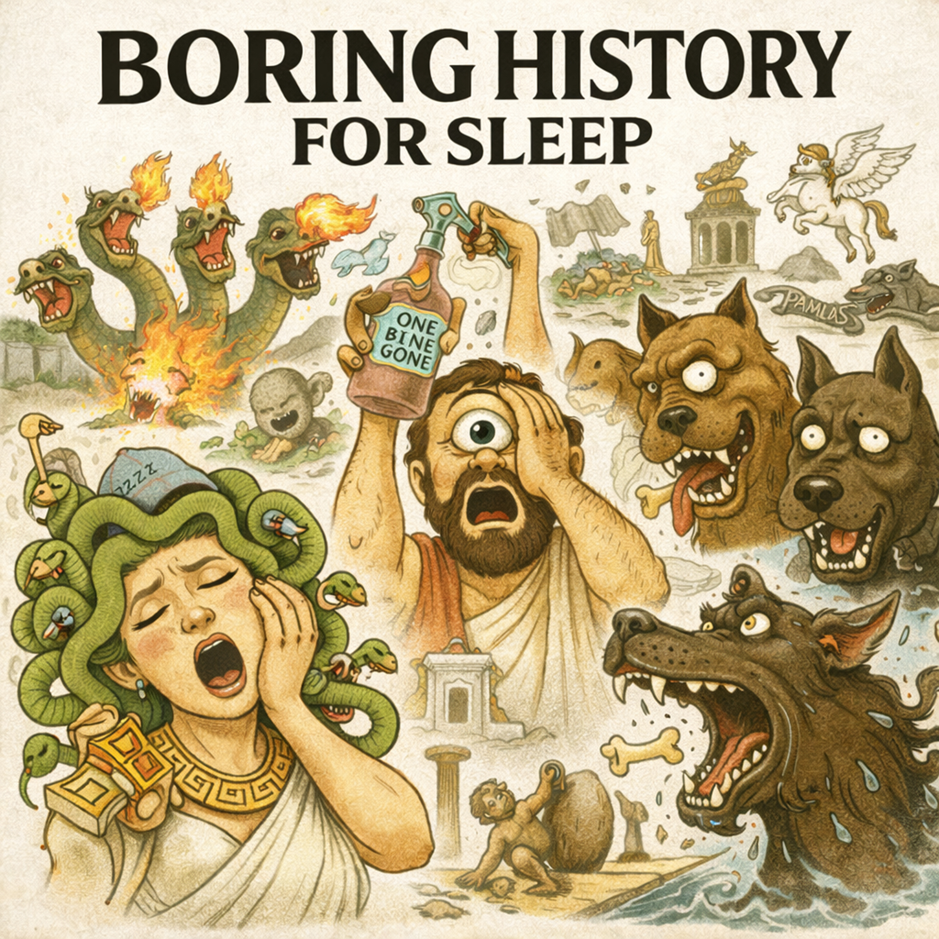 The Most Terrifying Monsters in Greek Mythology 🐍 | Boring History for Sleep