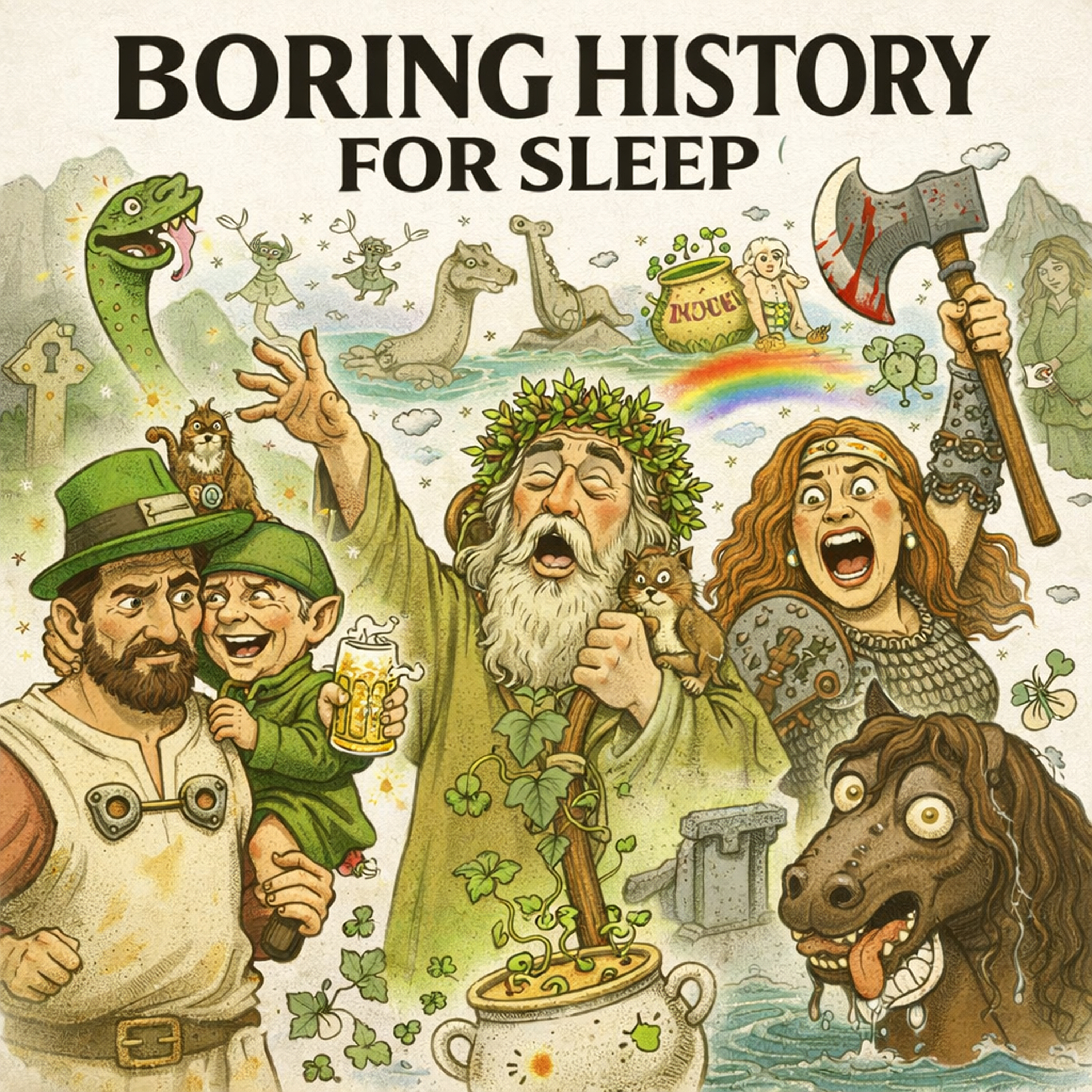 The Most Famous Celtic Myths & Legends 🍀 | Boring History for Sleep