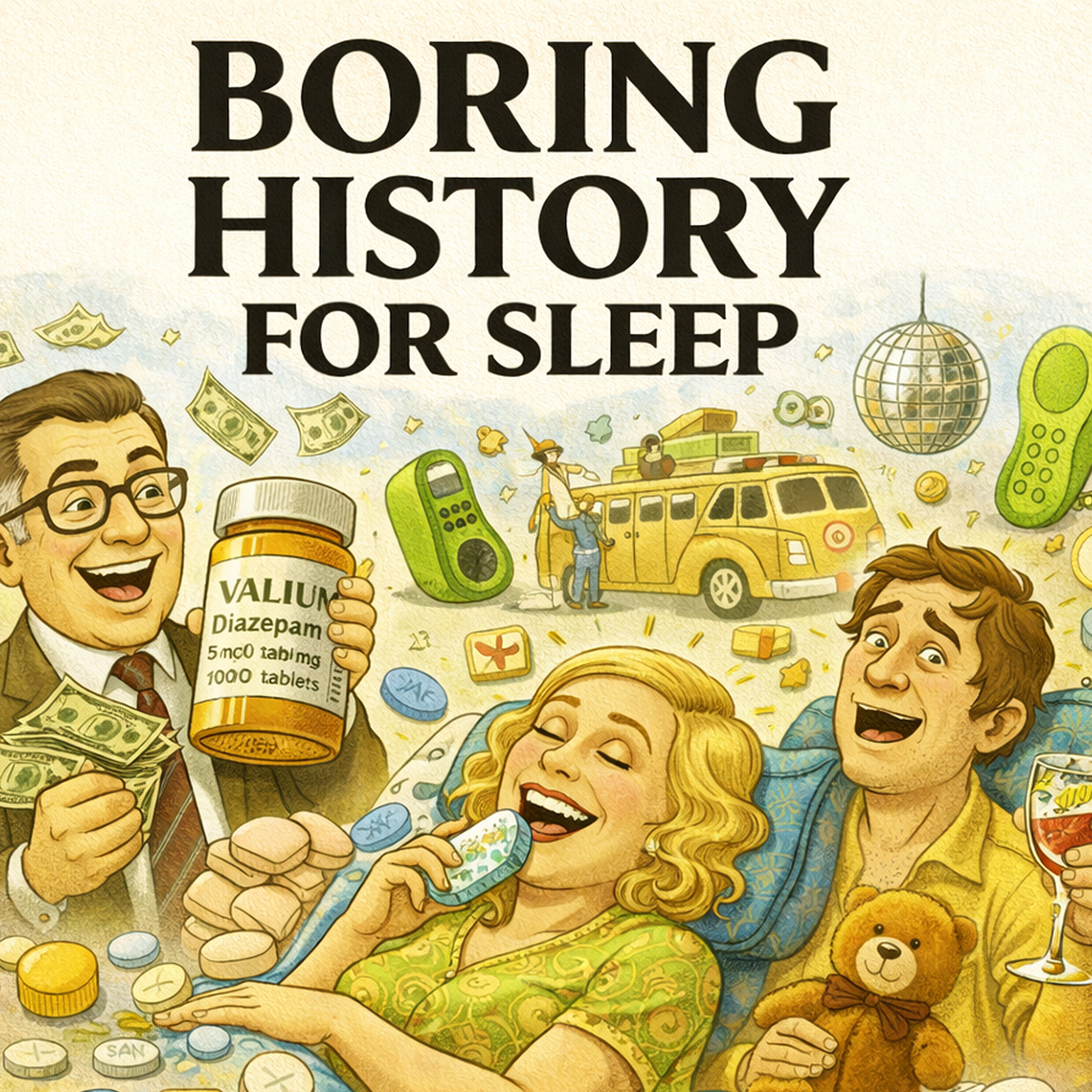 Complete History of Benzodiazepines: When Valium Ruled 1970s America 💊 | Boring History for Sleep