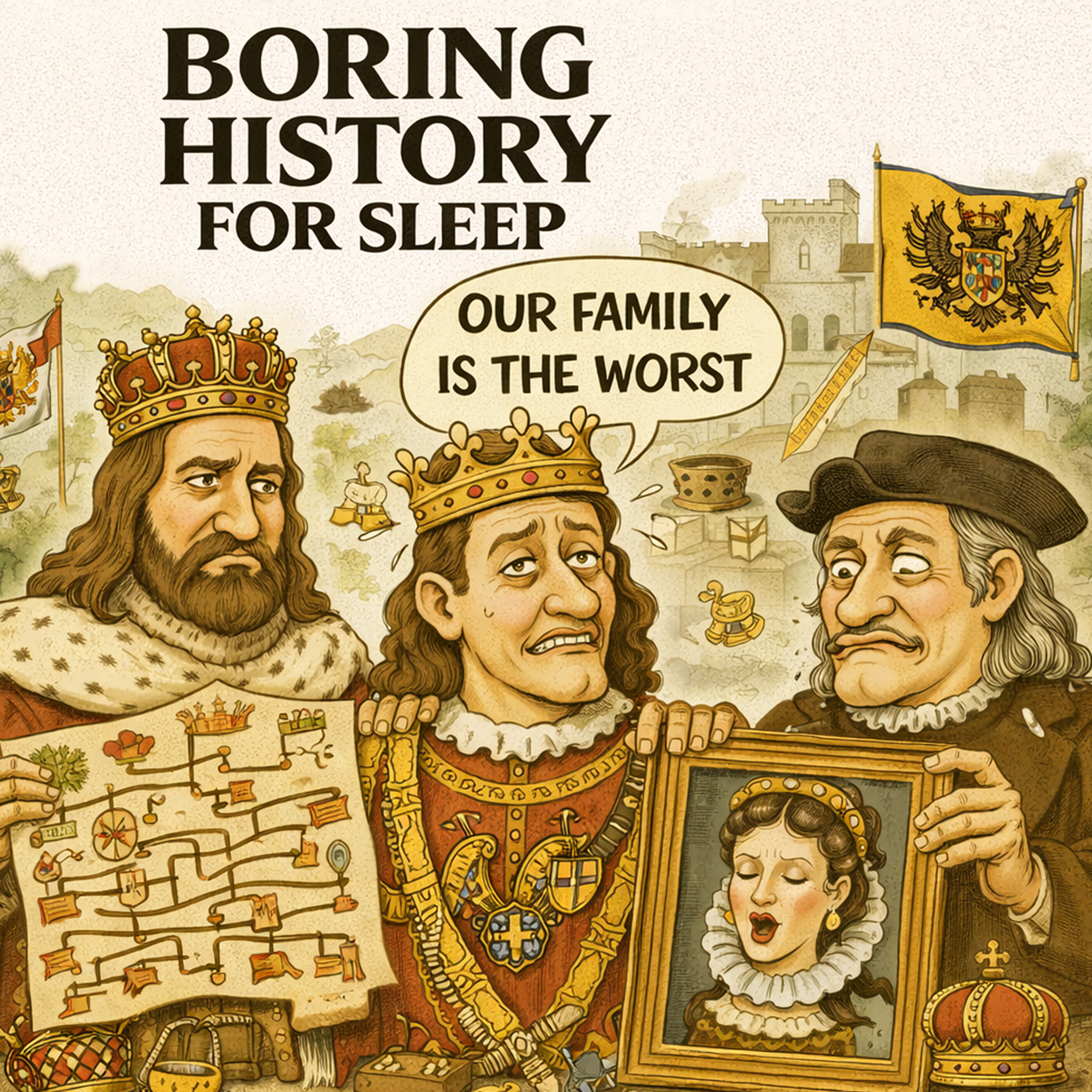The House of Habsburg: Power, Marriage, and Empire 👑 | Boring History for Sleep