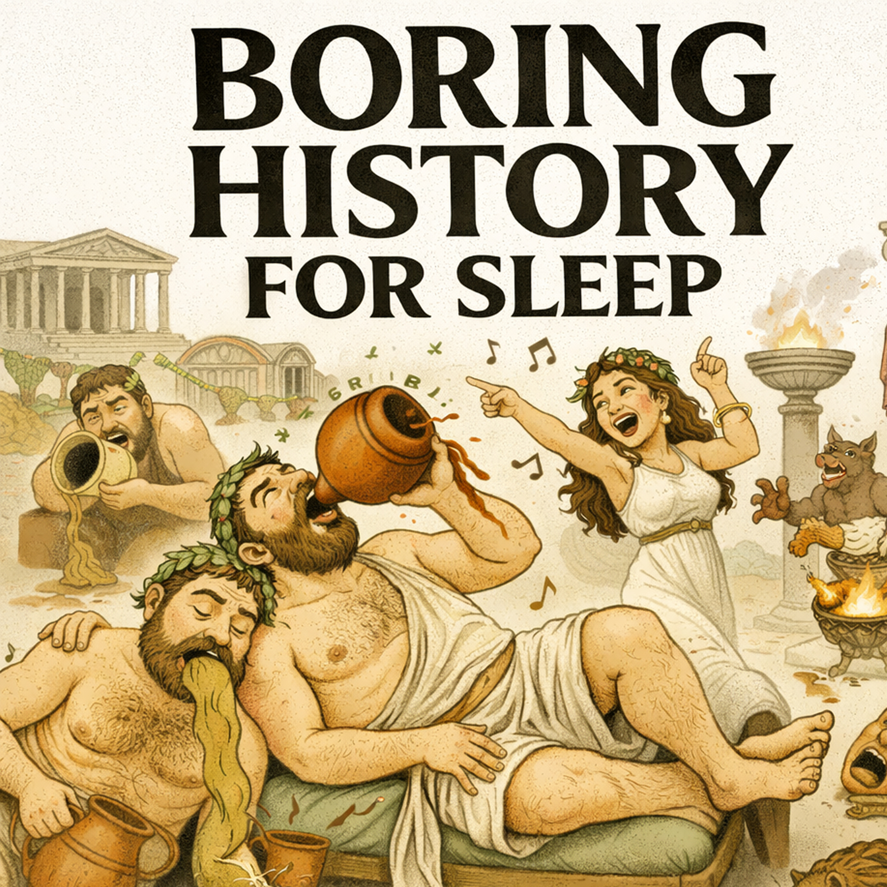 What Parties in Ancient Greece Were Actually Like — and More 🍷 | Boring History for Sleep