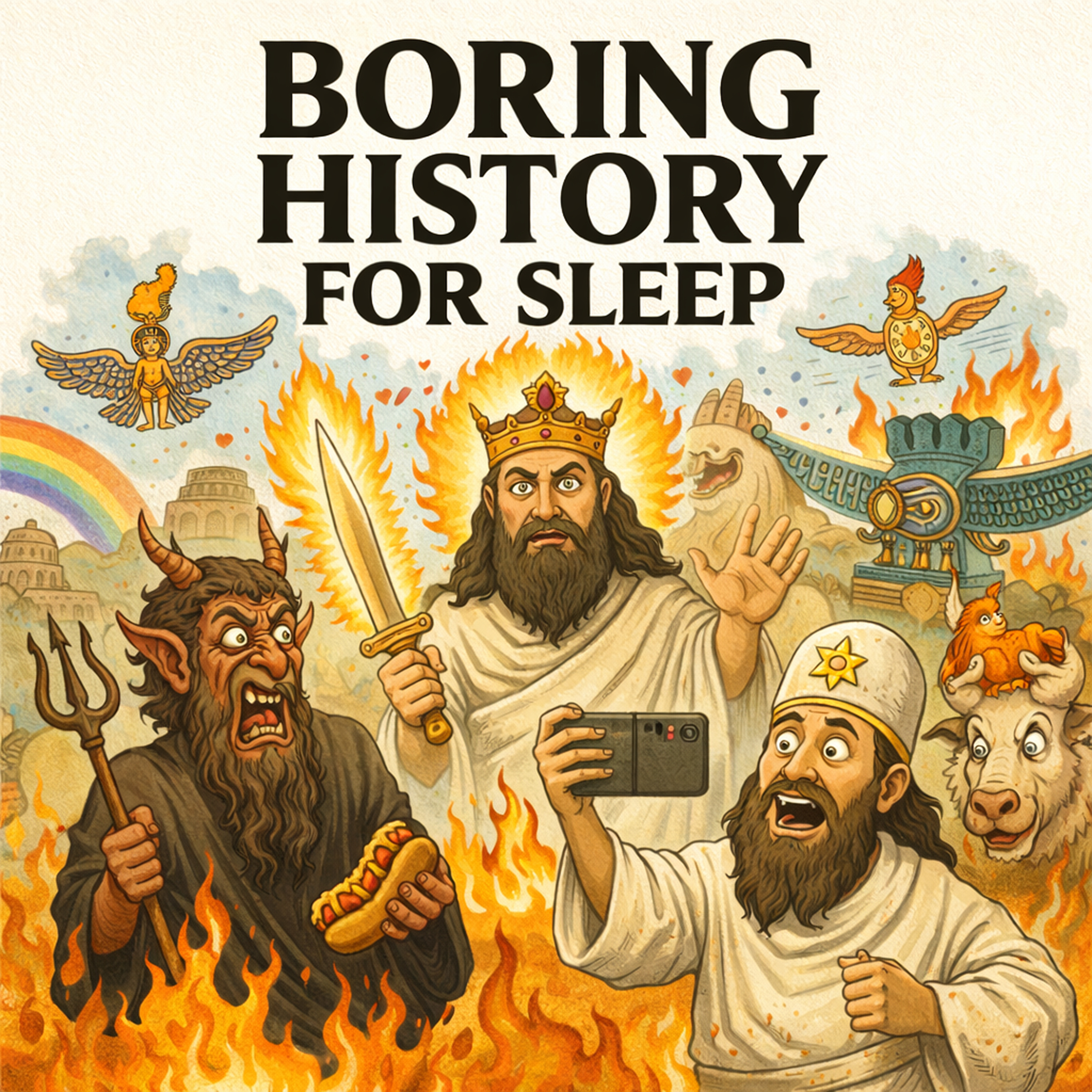 The Entire Story of Zoroastrian Mythology Explained 🔥 | Boring History for Sleep