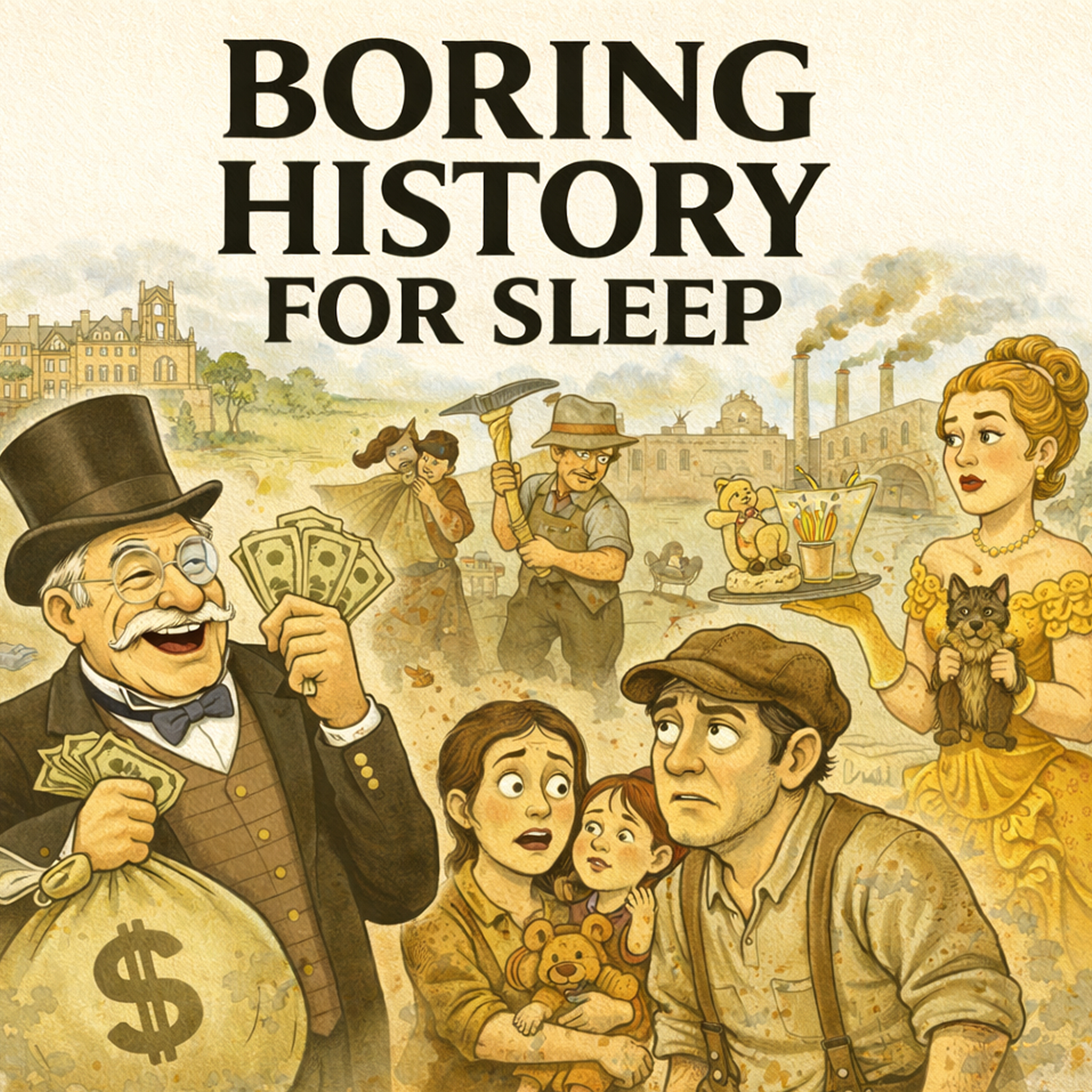 Life in the Gilded Age — 1880s America 💰 | Boring History for Sleep