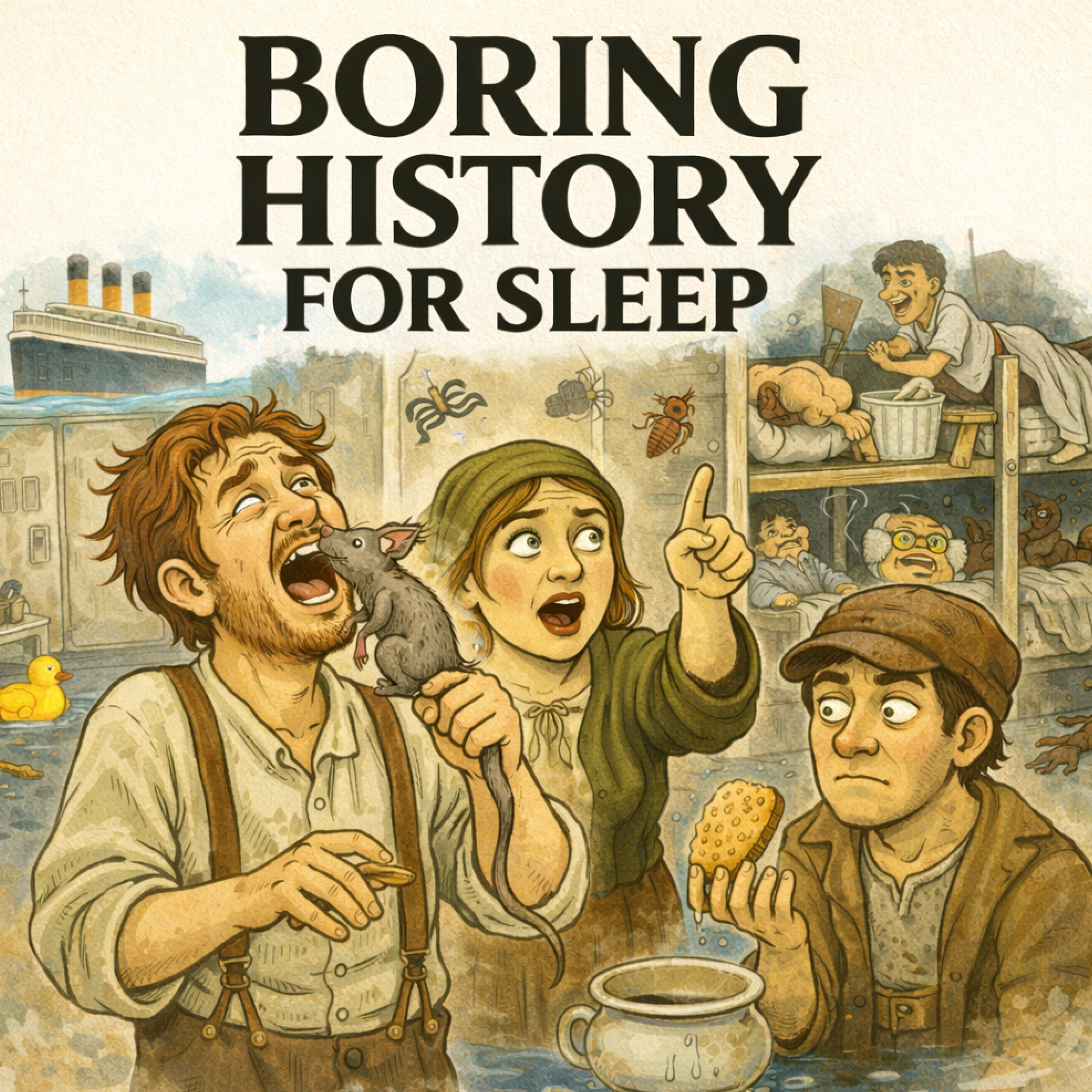 The Brutal Reality of Titanic’s Third Class — Life Below Deck 🚢 | Boring History for Sleep artwork