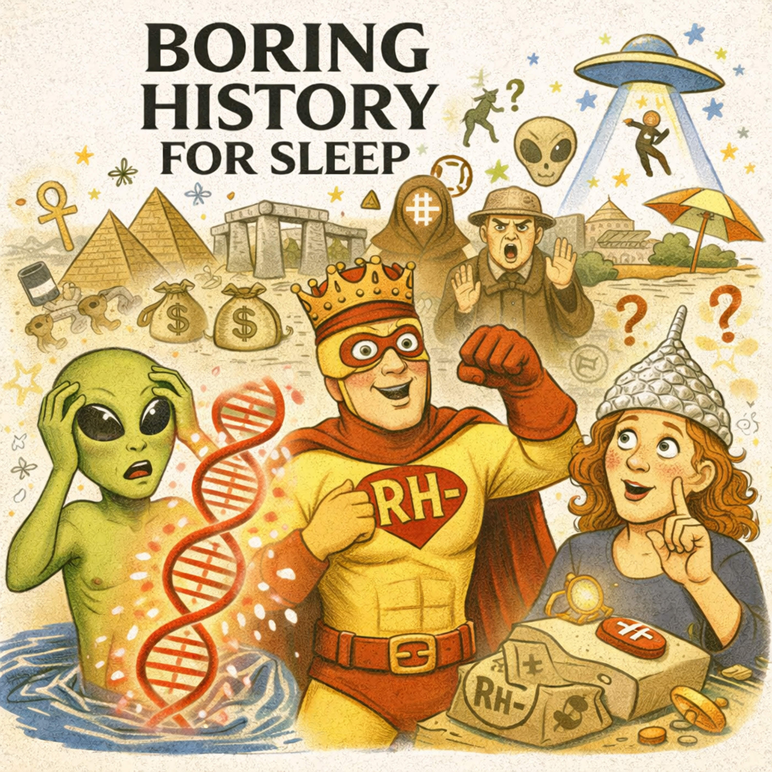 RH Negative Blood — The Secret “Superpower” That Lasts Till Today 🩸 | Boring History for Sleep artwork