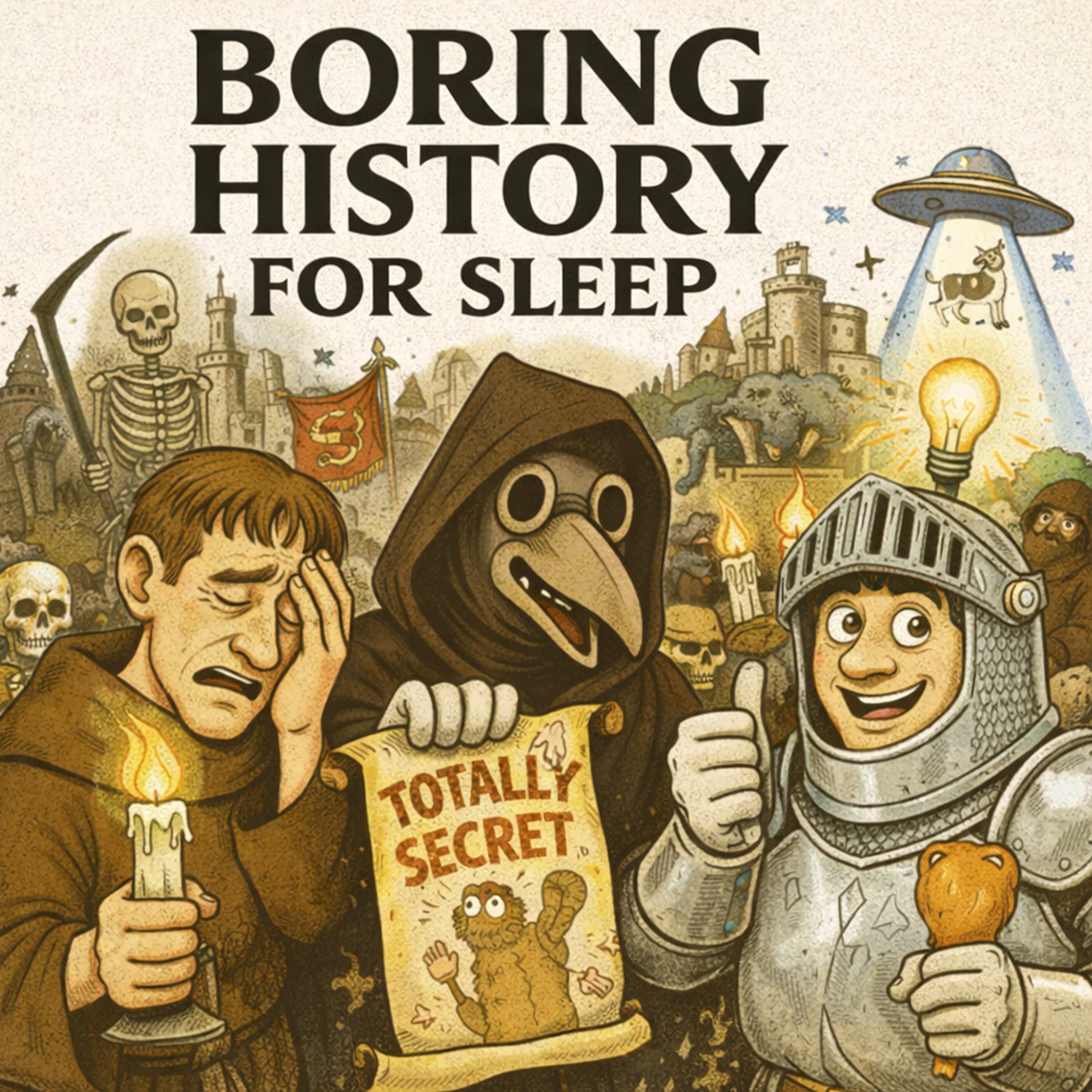 What Was History’s Biggest Cover-Up? — The Dark Ages Revealed 🌑 | Boring History for Sleep artwork