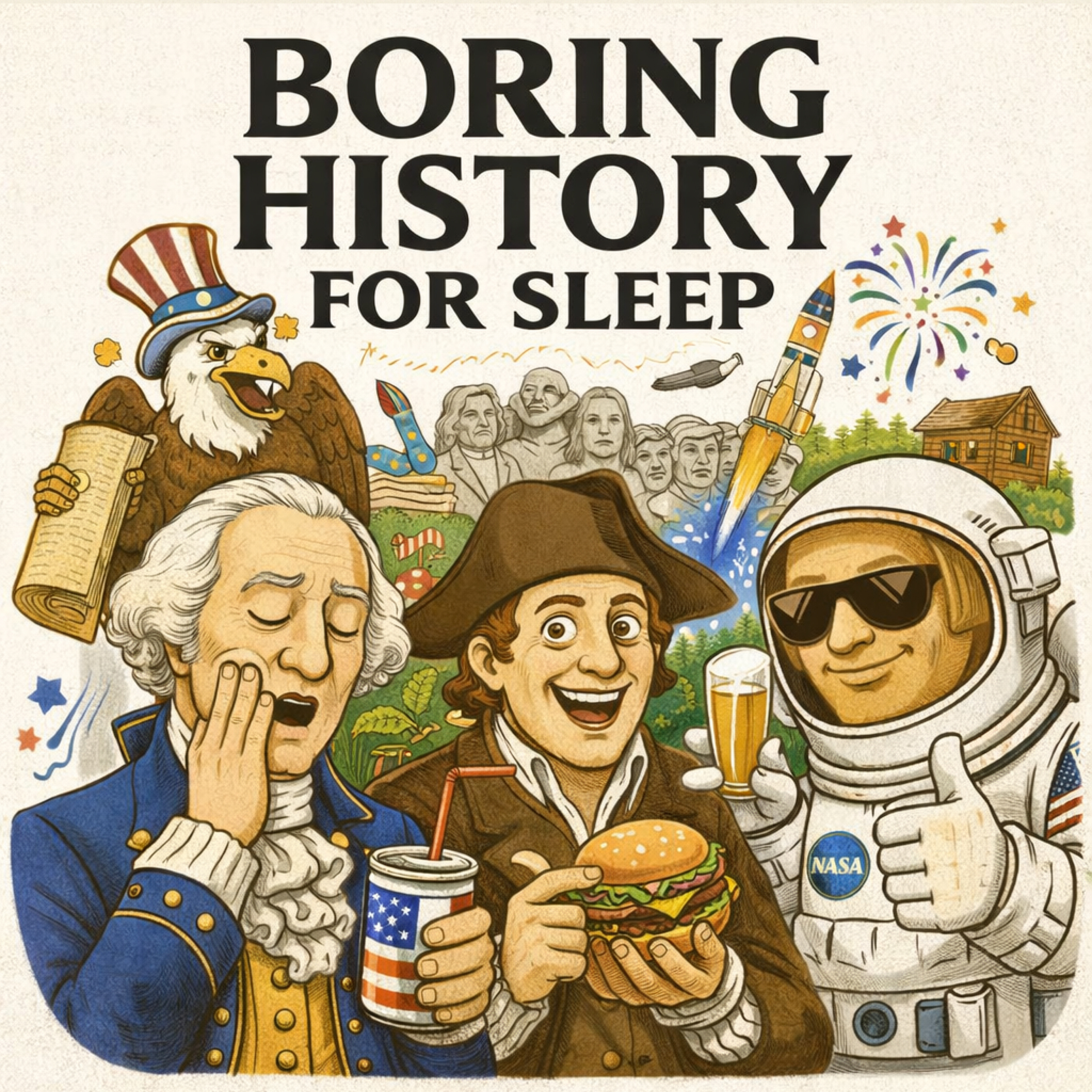 The ENTIRE History of the United States of America — From Colonies to Global Power 🇺🇸 | Boring History for Sleep artwork