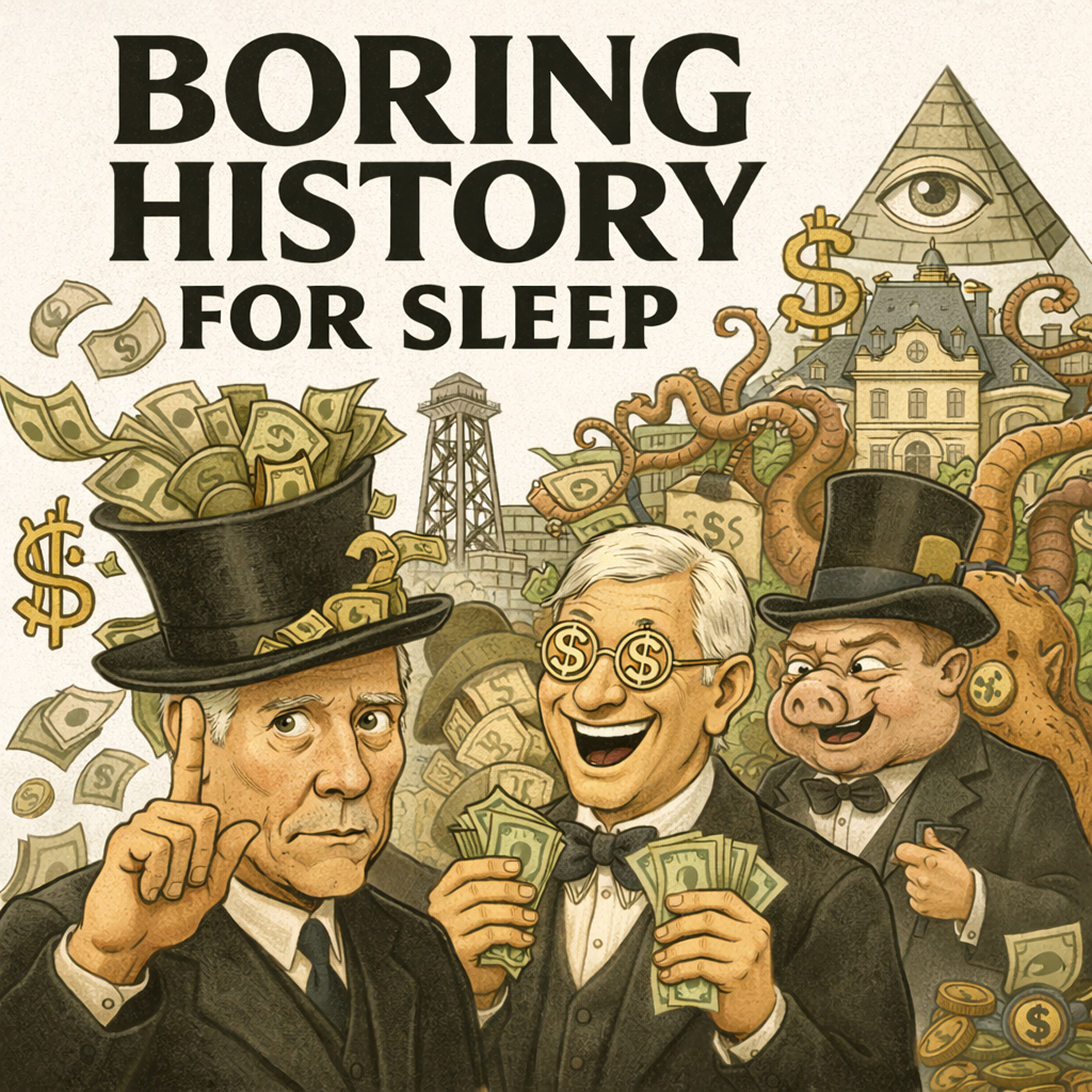 The Hidden Secrets of the Rockefeller Family: Quieter Than Power 💰 | Boring History for Sleep artwork