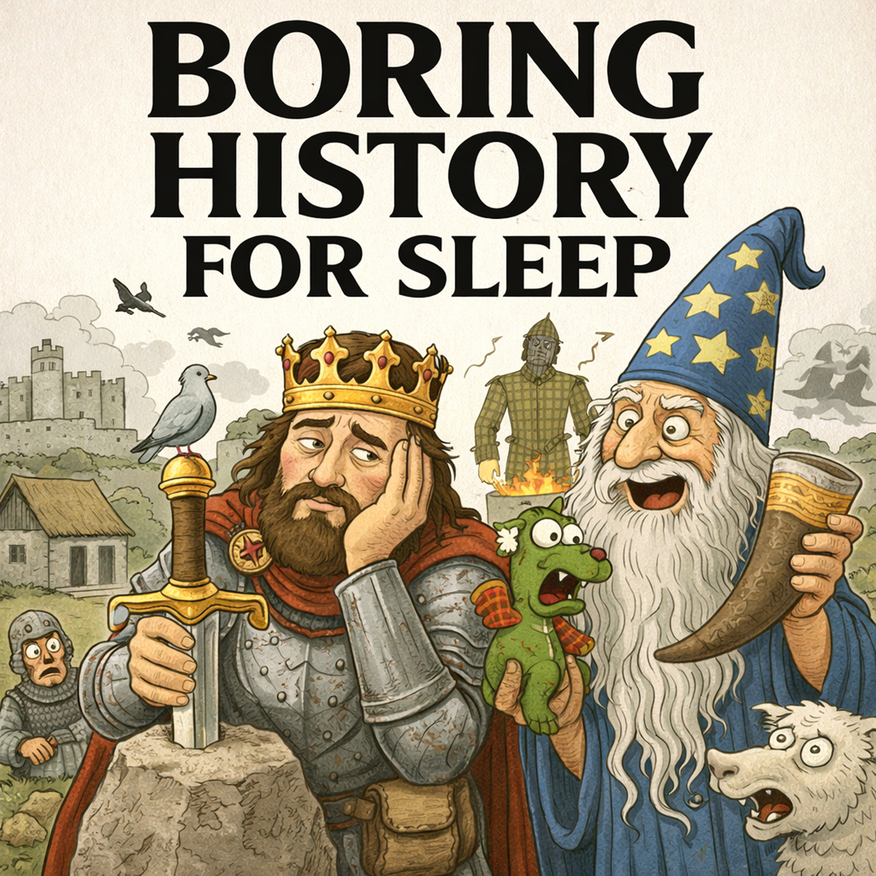 William the Conqueror — From Bastard Son to King of England 👑 | Boring History for Sleep