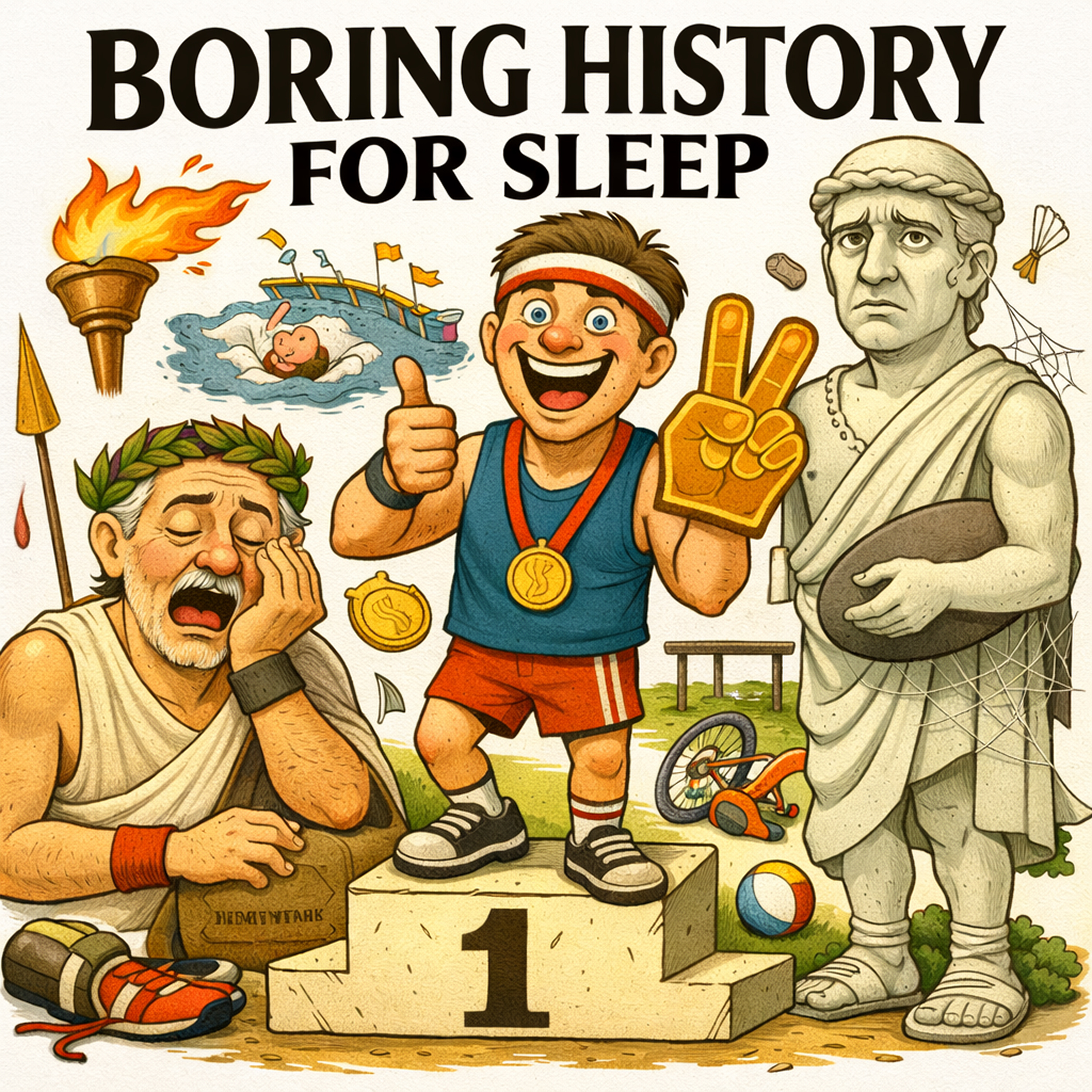 The Sleepy History of the Summer Olympics — From Ancient Games to Global Spectacle 🏅 | Boring History for Sleep episode artwork