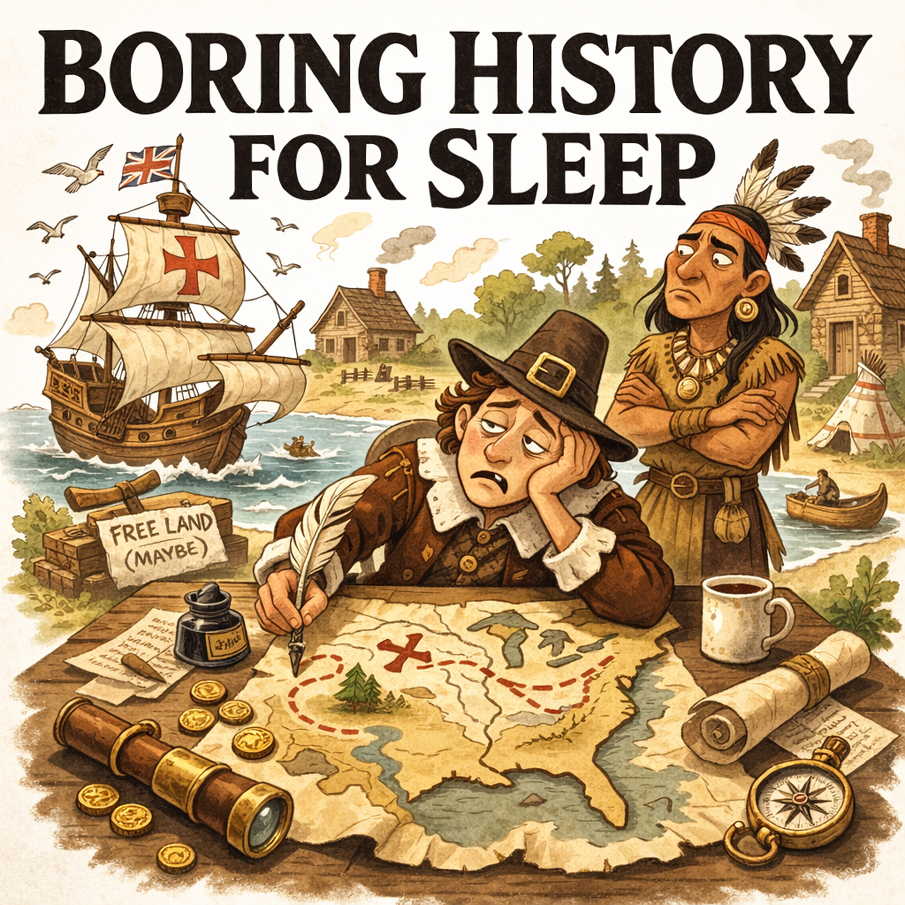 How the Americas Were Colonized — Exploration, Conflict, and New Worlds 🌎 | Boring History for Sleep