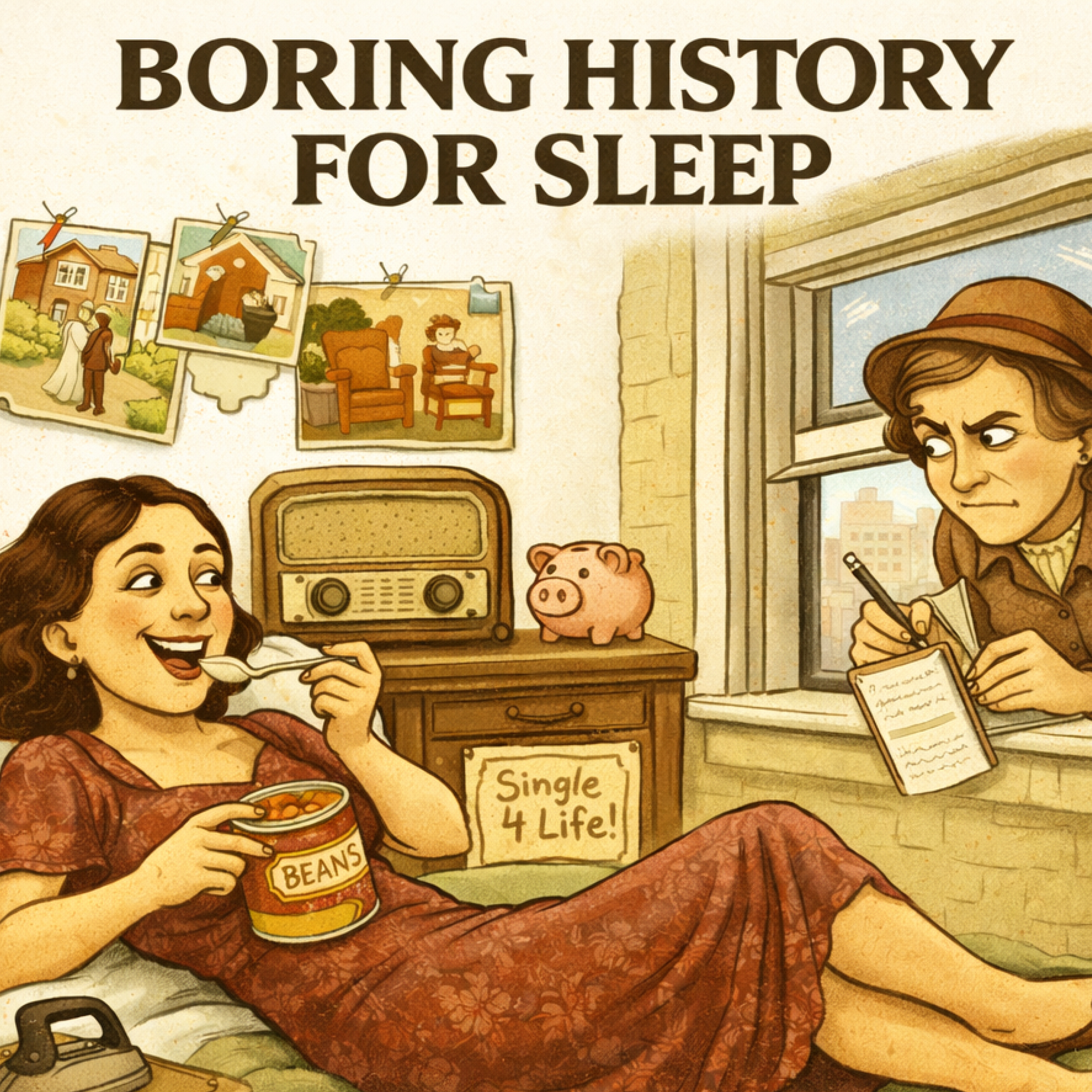 How Single Women Lived in 1930s America — Work, Survival, and Independence 💼 | Boring History for Sleep