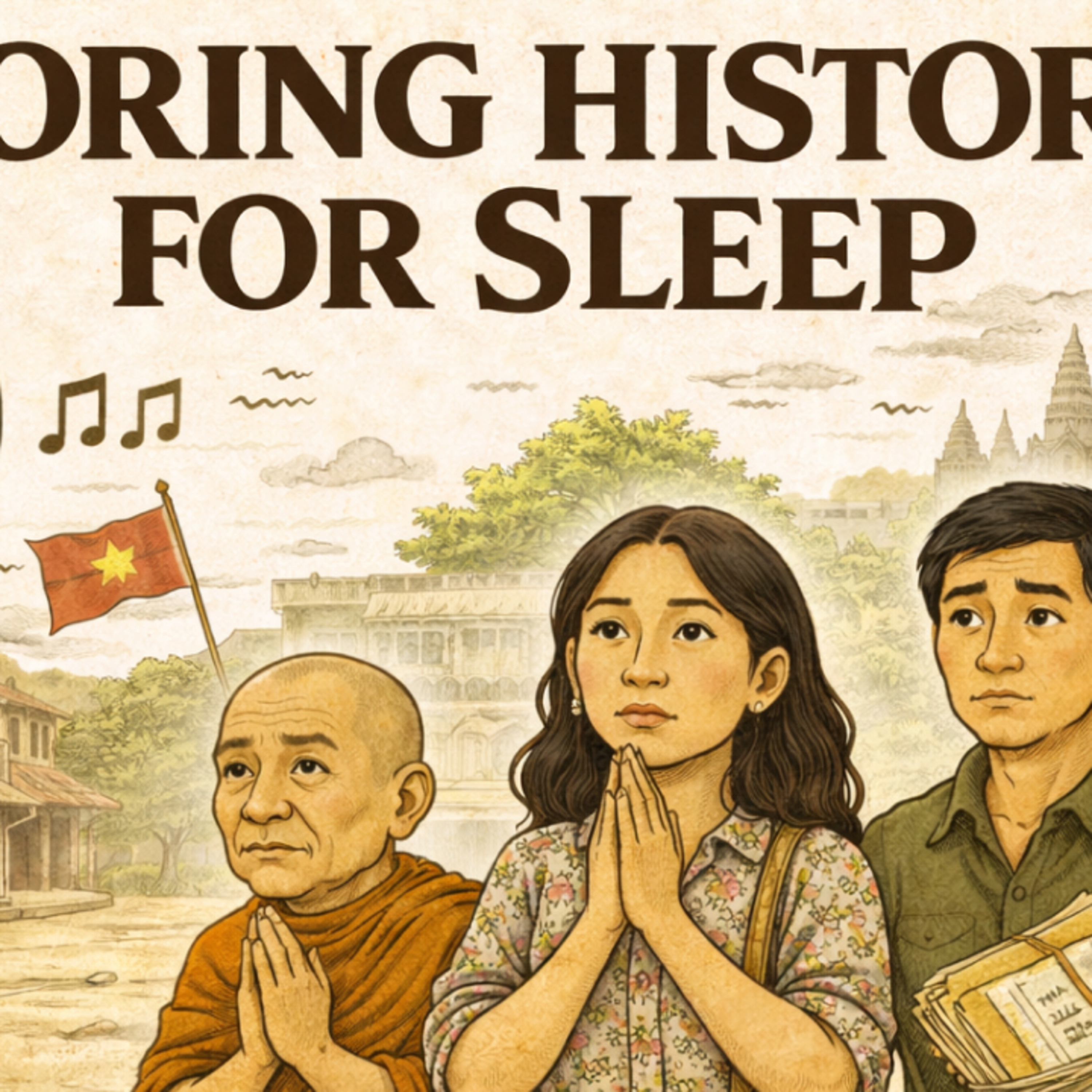 Cambodia 1975 — The Fall of Phnom Penh and the Rise of the Khmer Rouge ⚔️ | Boring History for Sleep