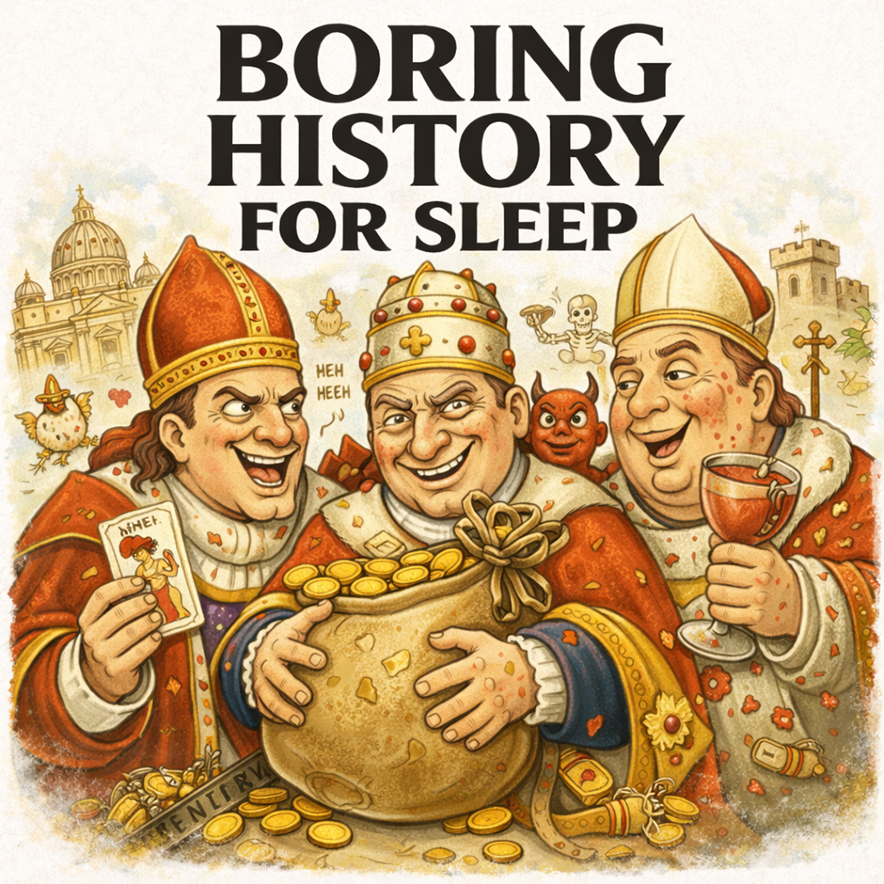 The Most Corrupt Popes in History — Power, Faith, and Control ⛪ | Boring History for Sleep episode artwork