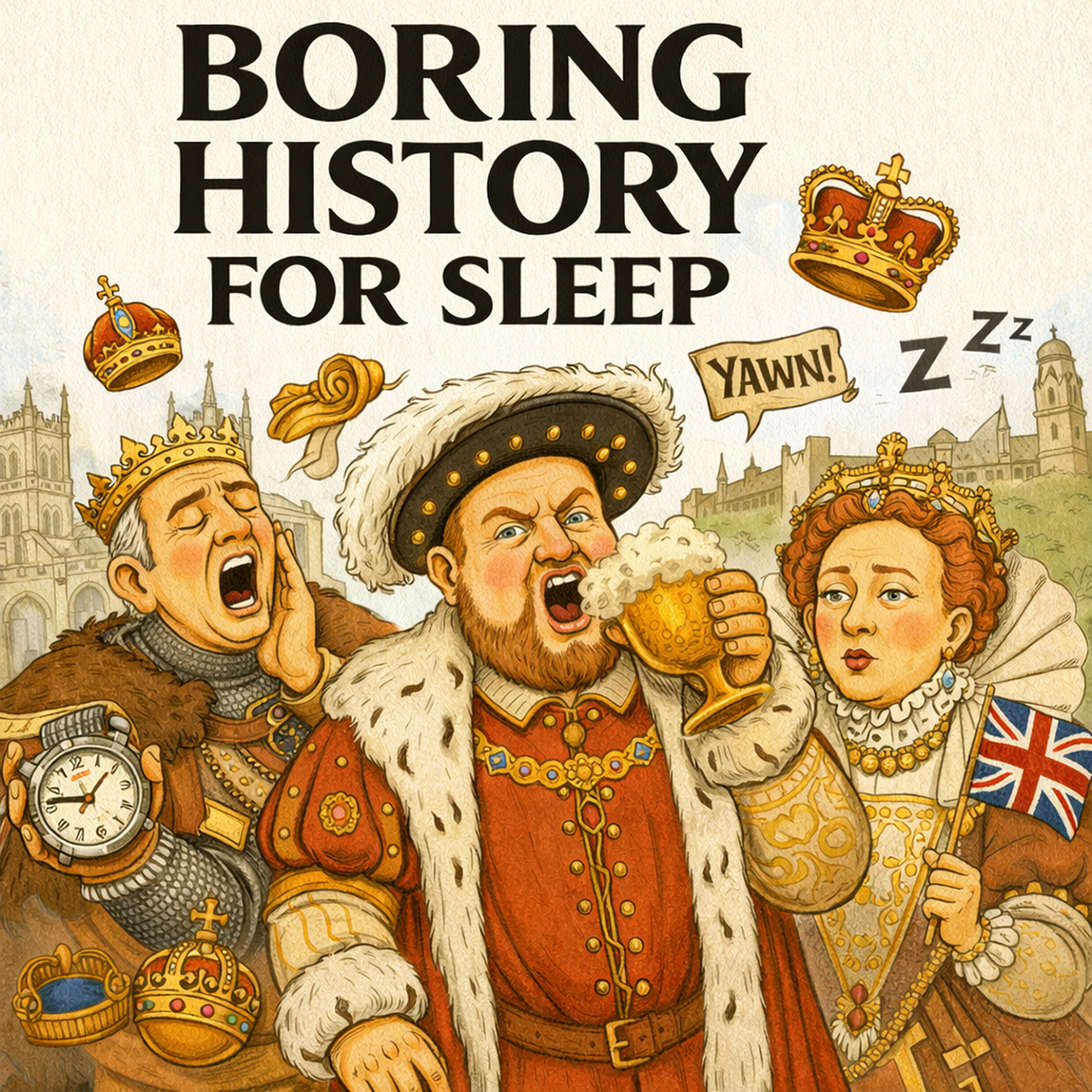 1000 Years of the English Monarchy — Power Across Time 👑 | Boring History for Sleep episode artwork