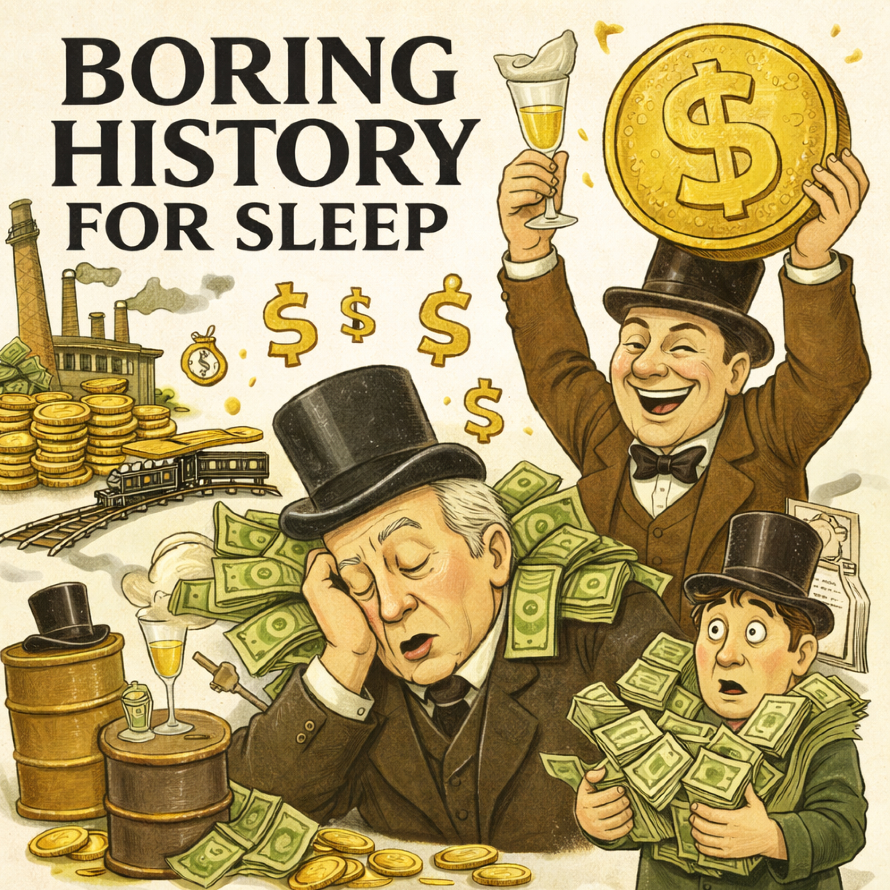 America’s First Billionaires — The Forgotten Era Before the Gilded Age 💰 | Boring History for Sleep