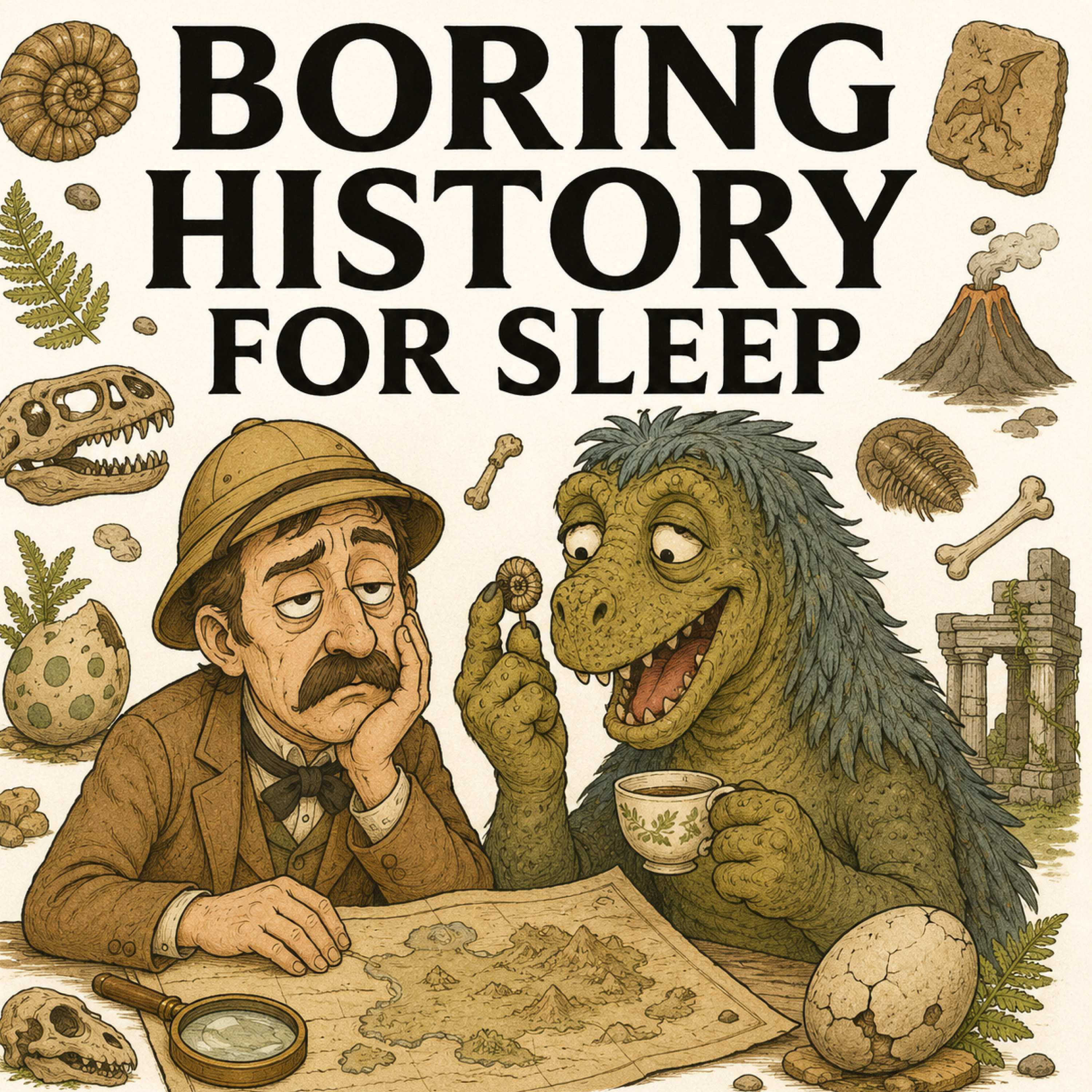 Lost Worlds and Forgotten Creatures 🦕🌍 | The Strange Life of Prehistoric Earth | Boring History For Sleep artwork