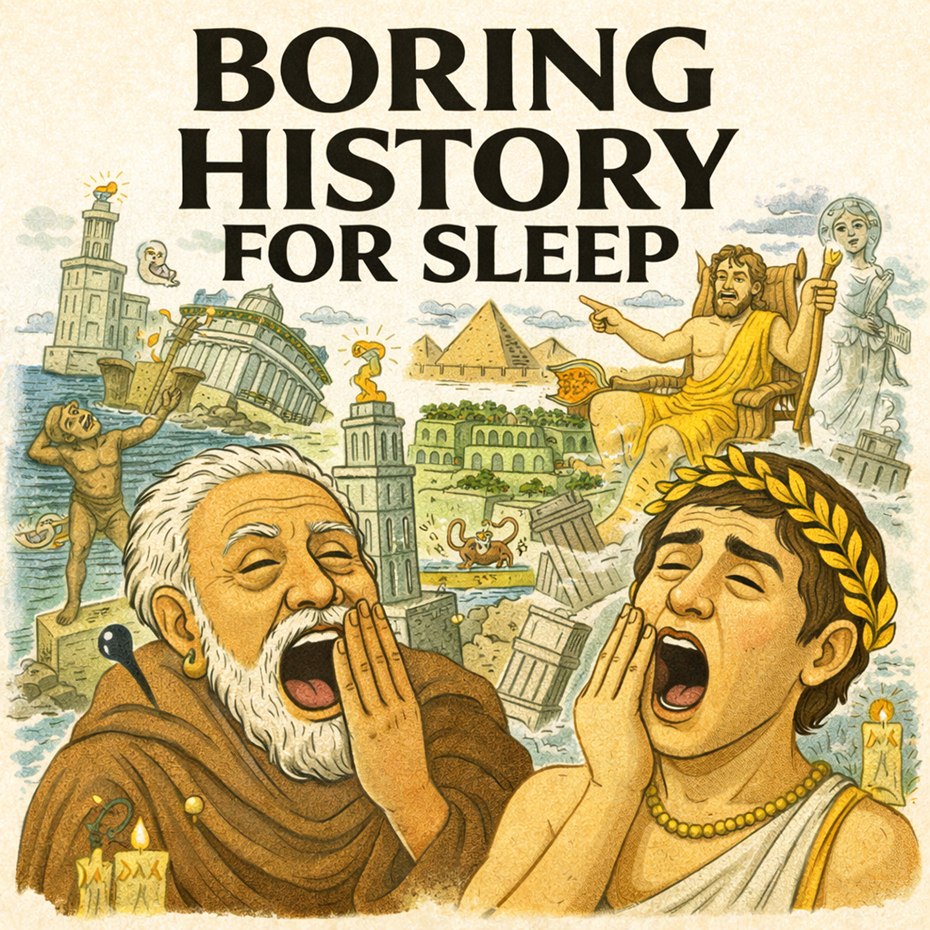 The Seven Wonders of the Ancient World 🏛️🌍 | Lost Masterpieces of Human History | Boring History For Sleep episode artwork