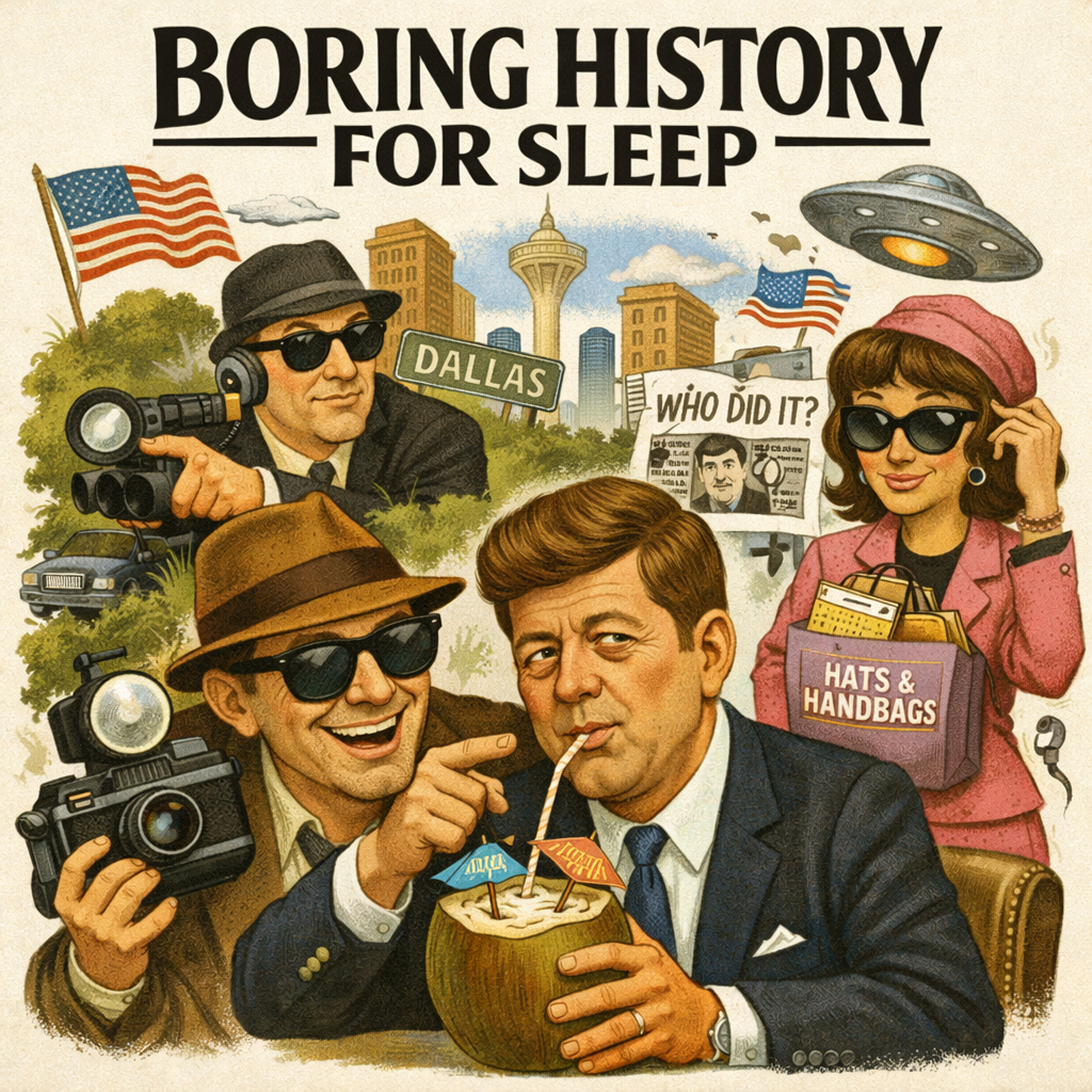 The Day JFK Was Assassinated 🇺🇸🔎 | The Mystery That Changed America | Boring History For Sleep episode artwork