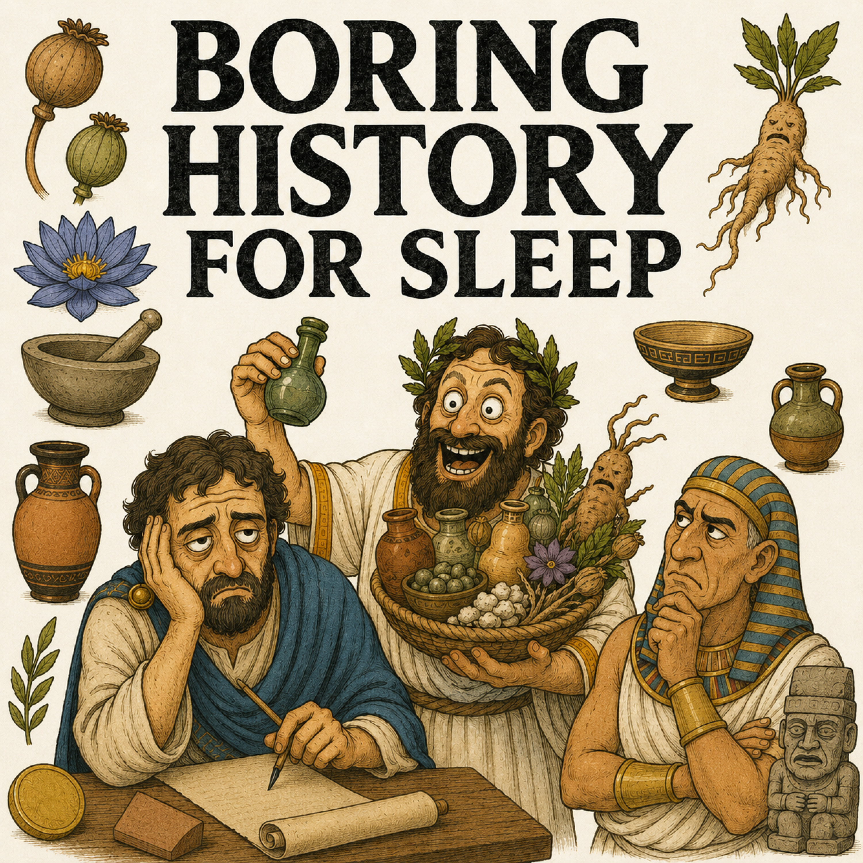 Every Drug Used in Ancient Civilizations ๐ฟ๐บ | The Forgotten History of Ancient Medicines and Mind-Altering Plants | Boring History For Sleep