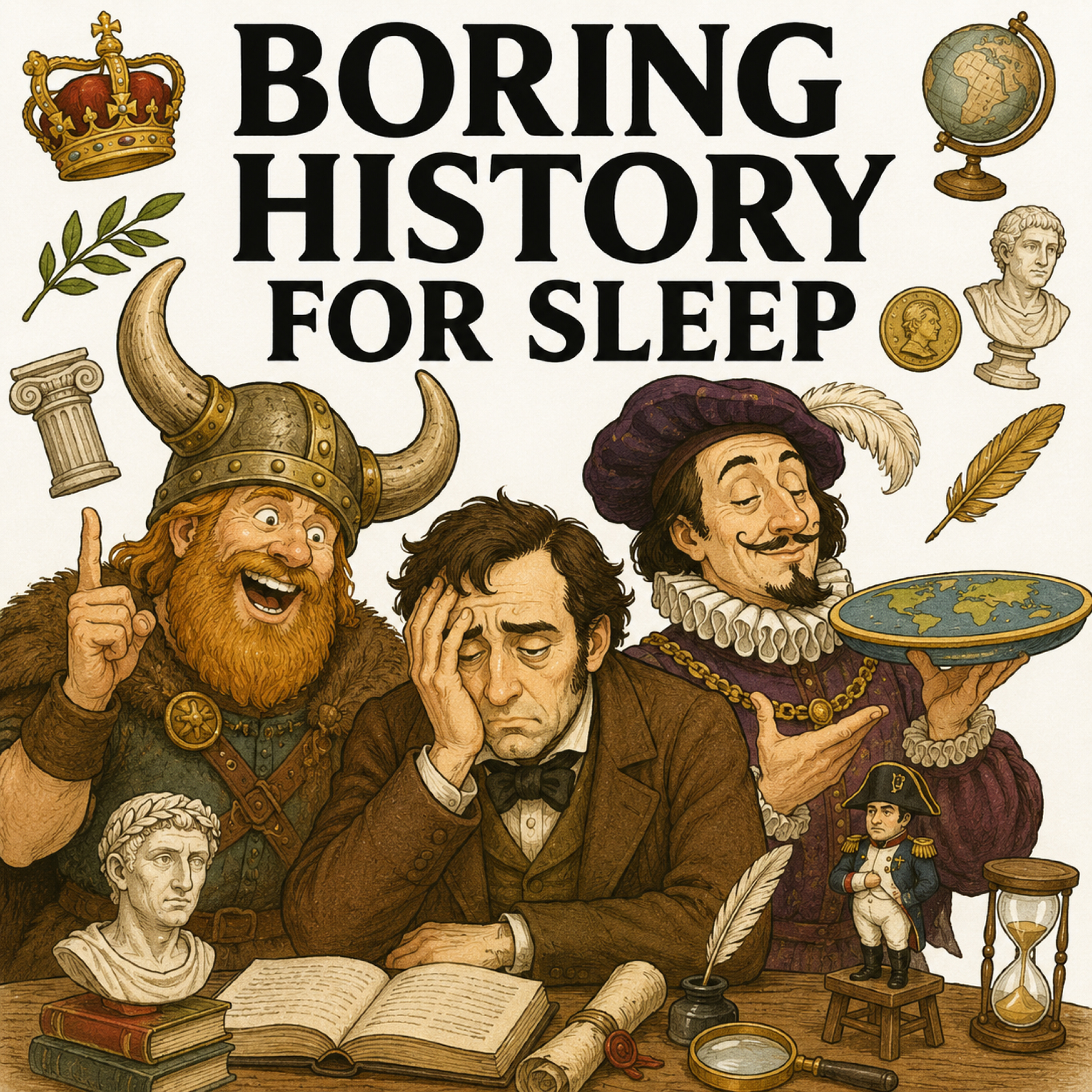 Cover art for the episode "History’s Biggest Lies 🤯📜 | Myths You Probably Still Believe | Boring History For Sleep" from Boring History for Sleep