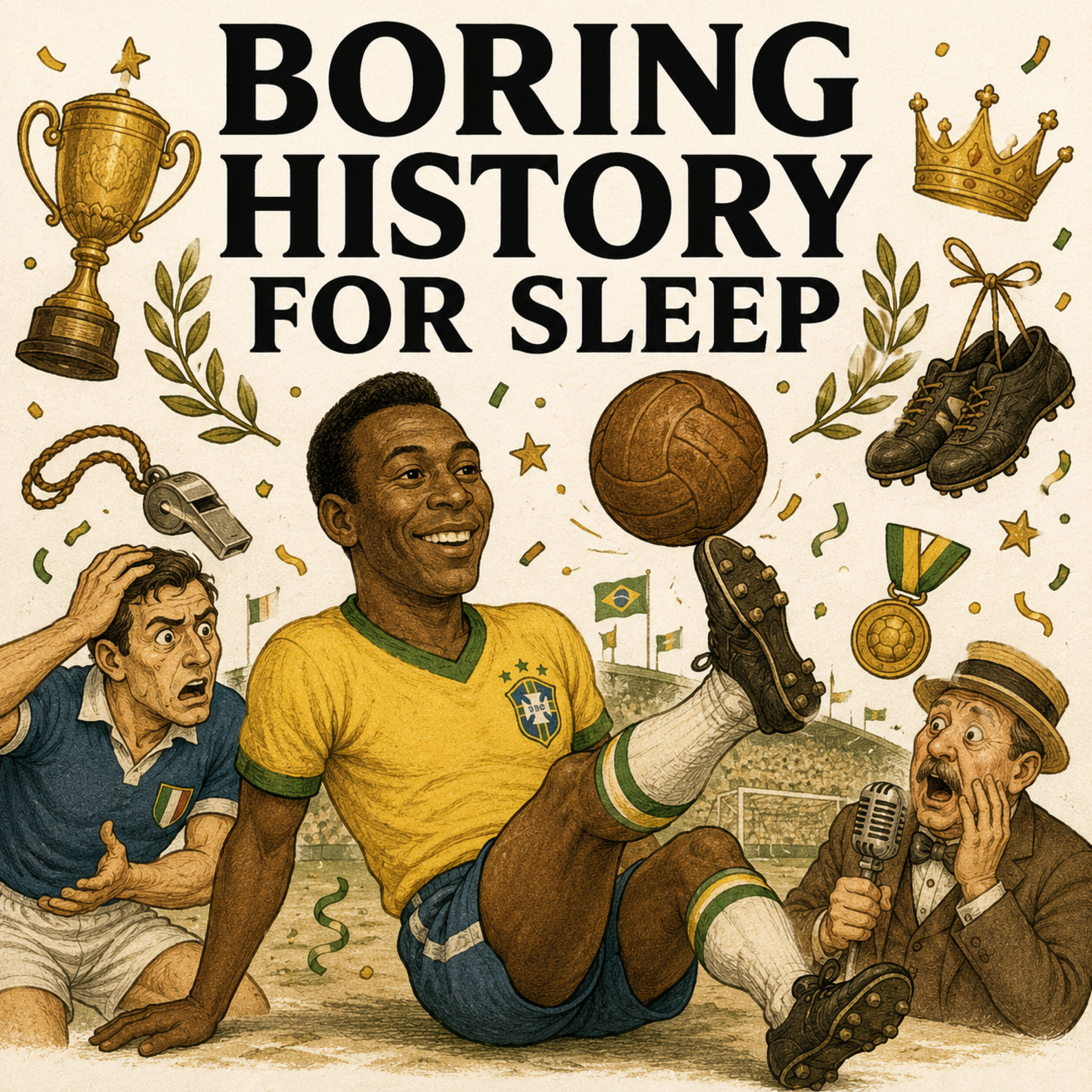 Pelé — The Man Who Changed Football Forever ⚽ | Boring History for Sleep episode artwork