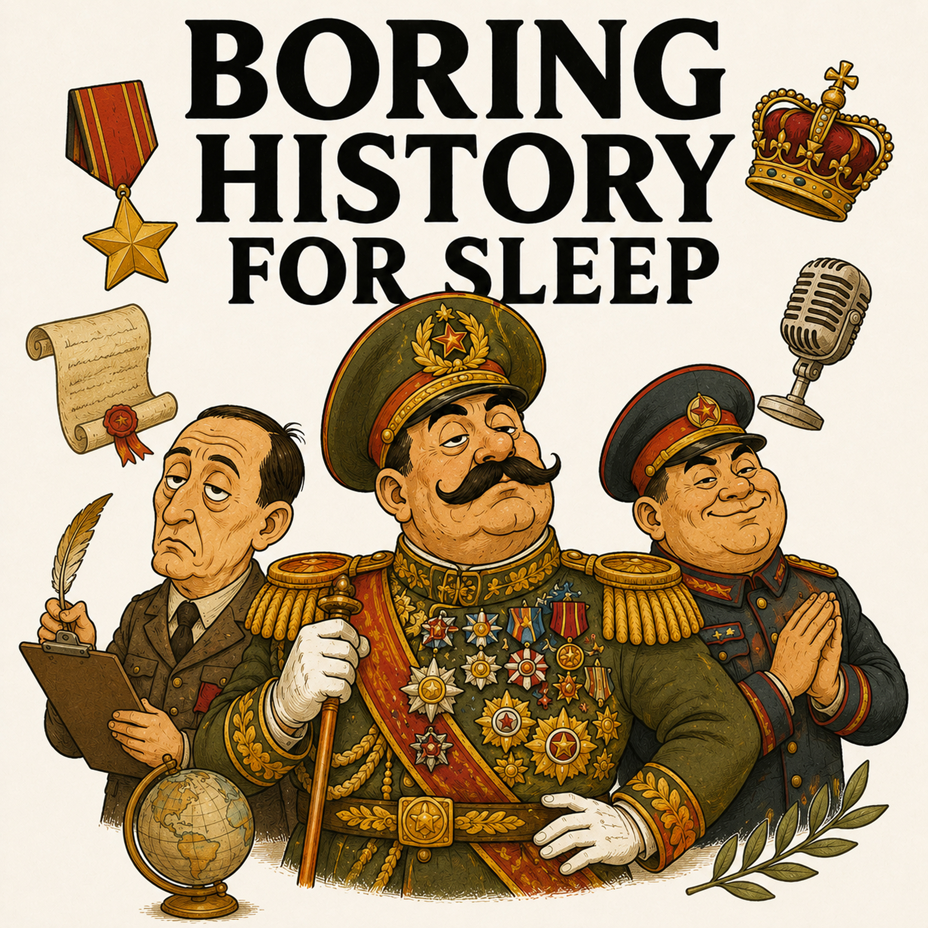 10 Deadliest Dictatorships in History ☠️👑 | Boring History for Sleep episode artwork