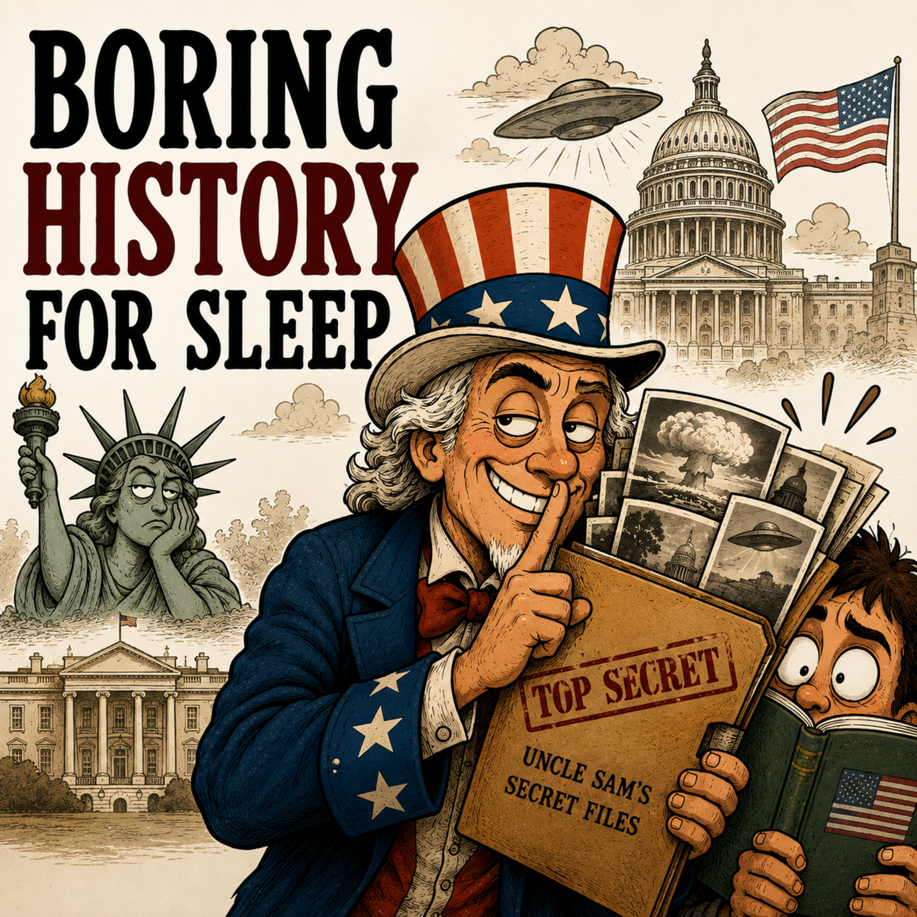 101 Dark Facts About American History They Never Taught You in School 🇺🇸📜 | Forgotten Truths & Hidden Stories | Boring History for Sleep artwork