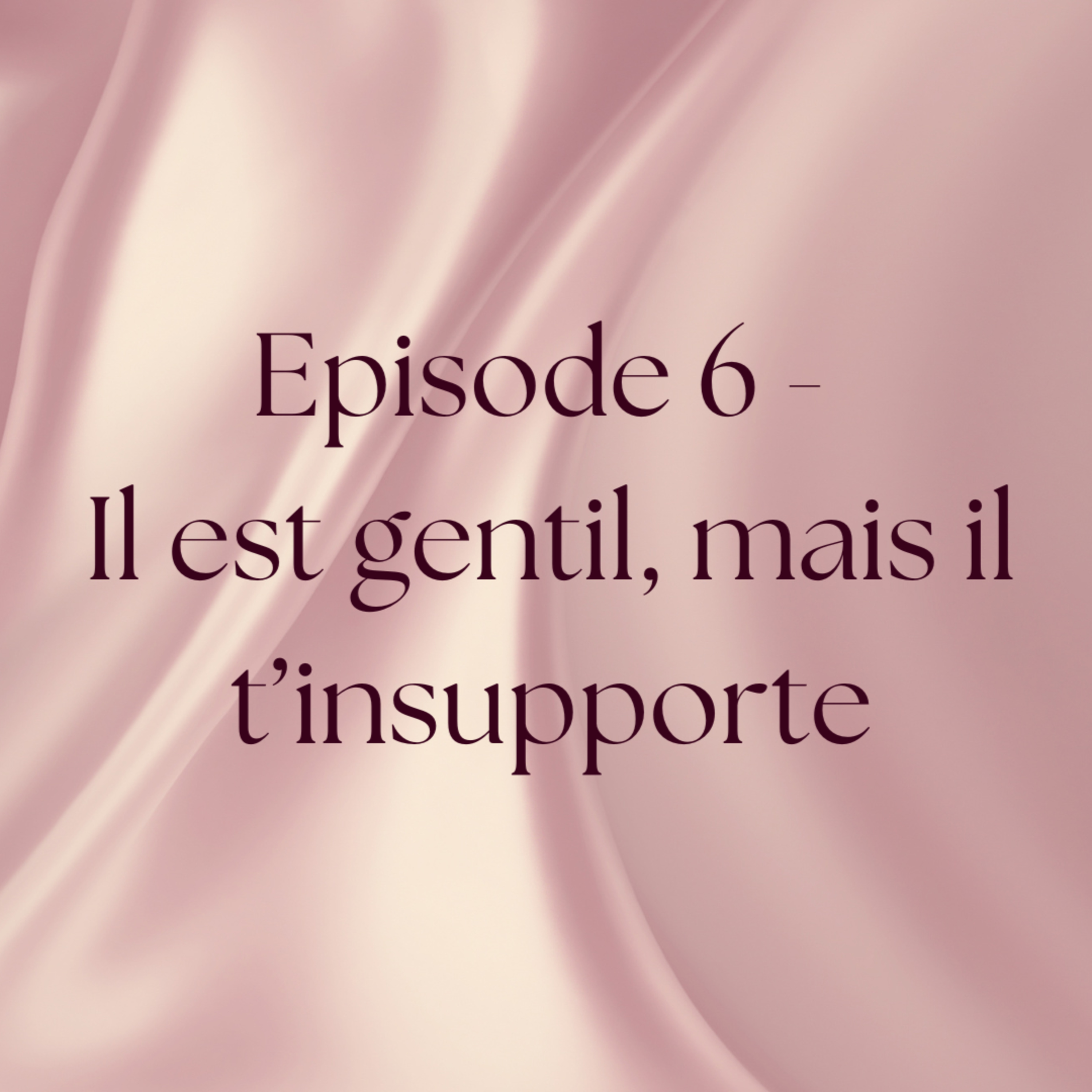 Épisode 6 : il est gentil, mais il t'insupporte episode artwork