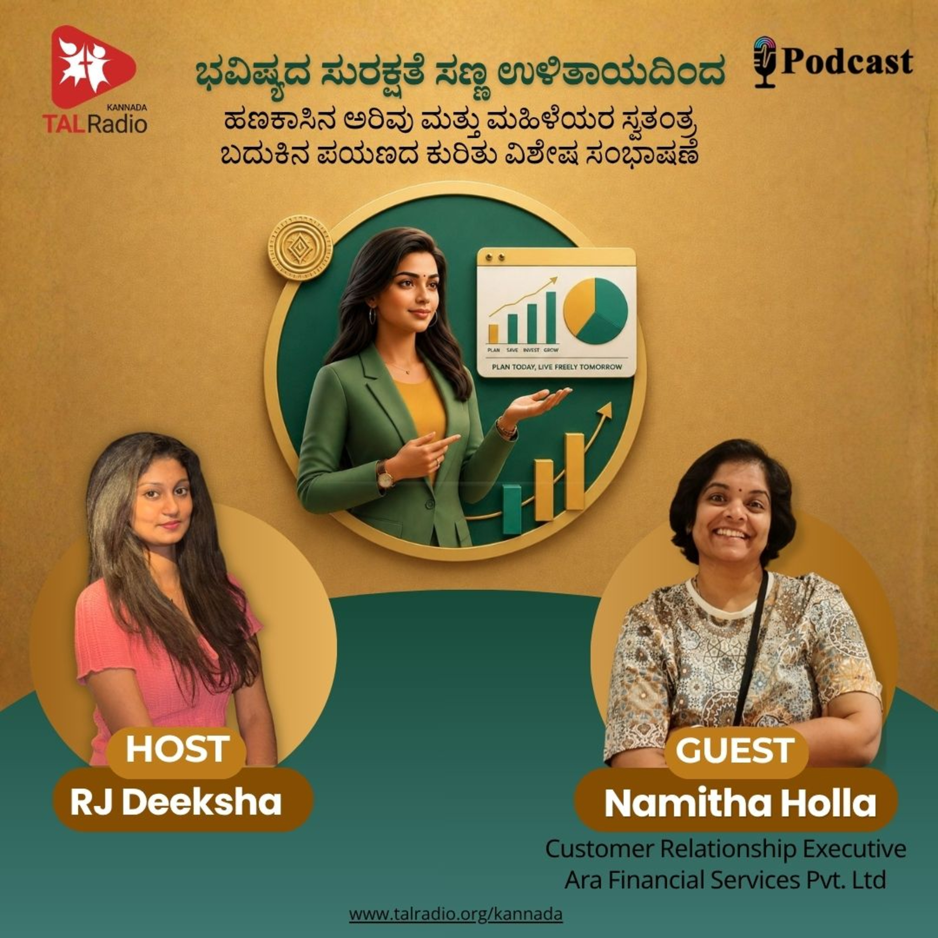 ಮಹಿಳಾ ಆರ್ಥಿಕ ಸ್ವಾತಂತ್ರ್ಯ: ಉಳಿತಾಯವೇ ಸಾರ್ಥಕ ಬದುಕಿನ ಅಡಿಪಾಯ episode artwork