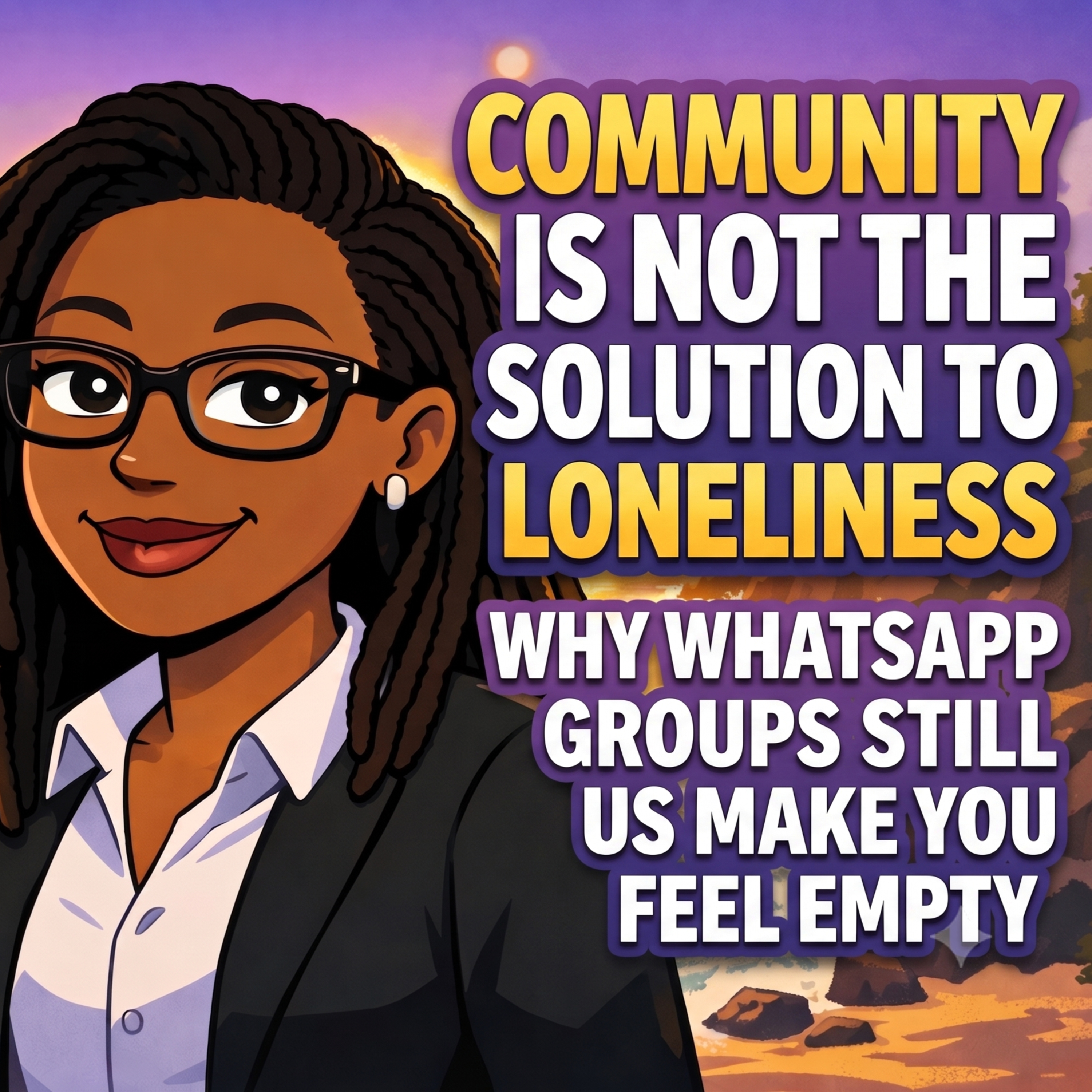 Finding community is not the solution to loneliness: why you feel lonely in group chats. episode artwork