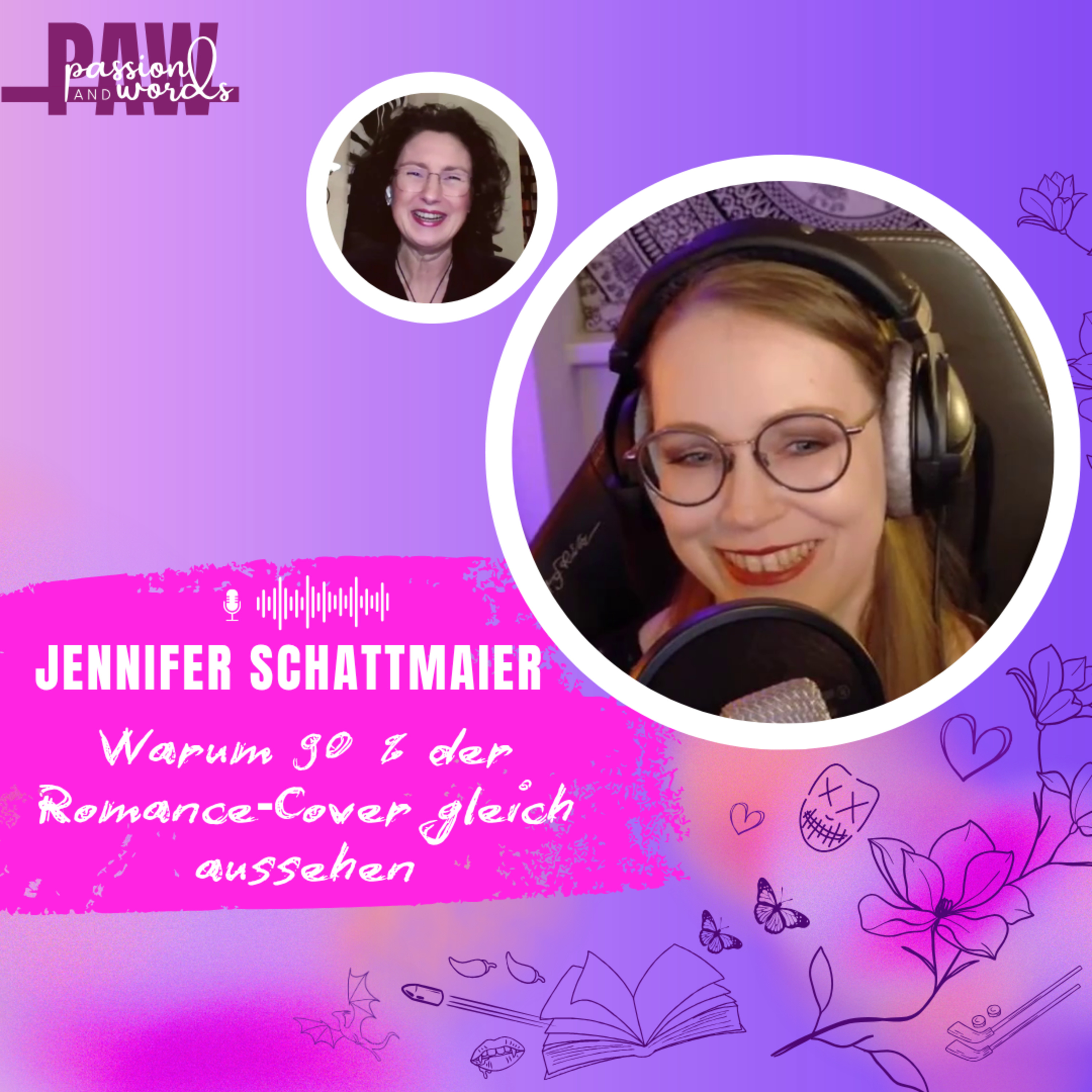 15: Jennifer Schattmaier, Buchcoverdesignerin - Von Farbschnitt bis Glitzer episode artwork